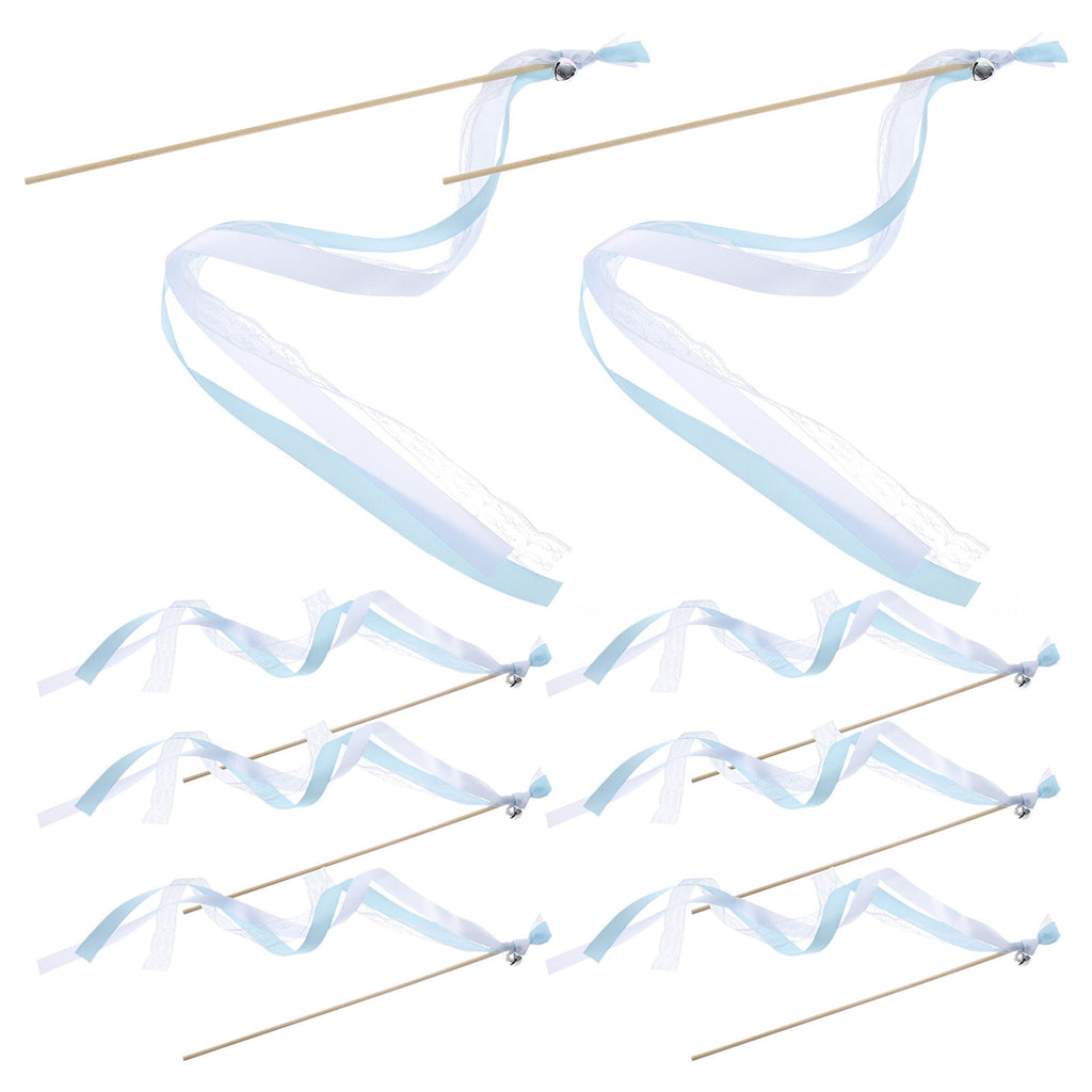 40 pcs Wedding Fairy Wand Lace Streamer Wand Lace Ribbon Sticks Party Streamers Wedding Decor