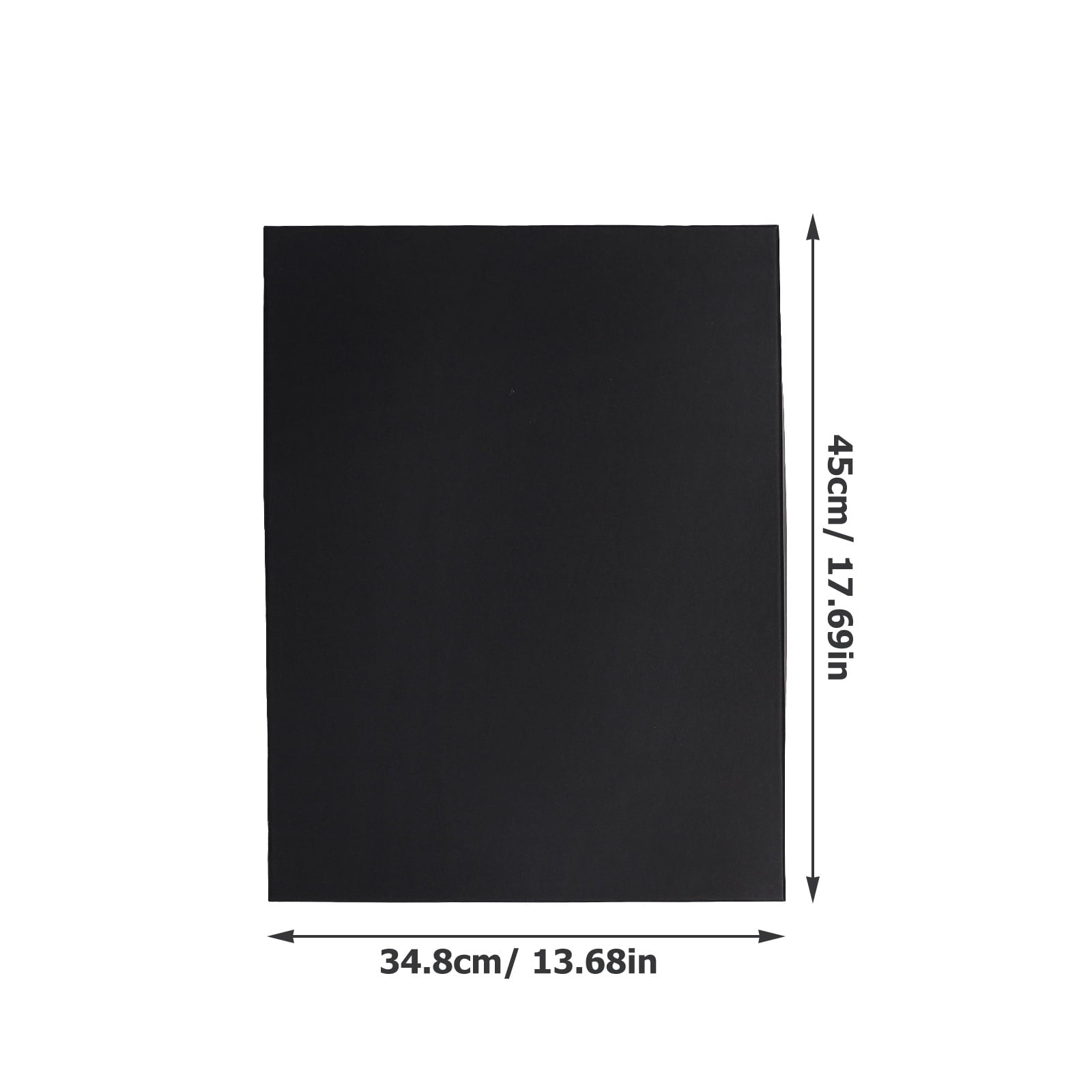 Raindrops Large Gift Boxes with Lids for Storage Use Black Paperboard Gift Box for Valentine's .5x4.5x3 Inches
