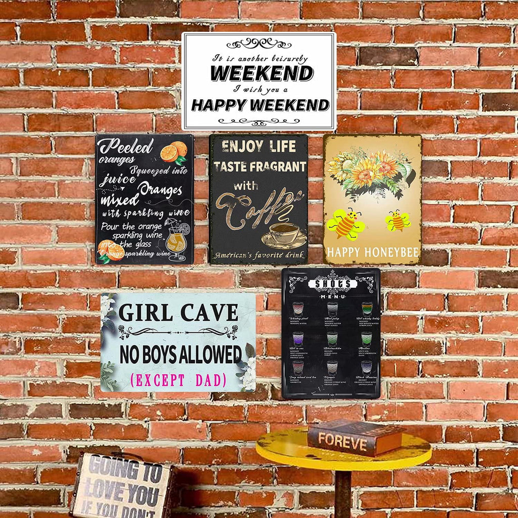 No P Pee In Ool Funny Metal Tin Sign Direction For Entryway Porch Bar Pub Festivals Party Size: 12 x 16 Inch