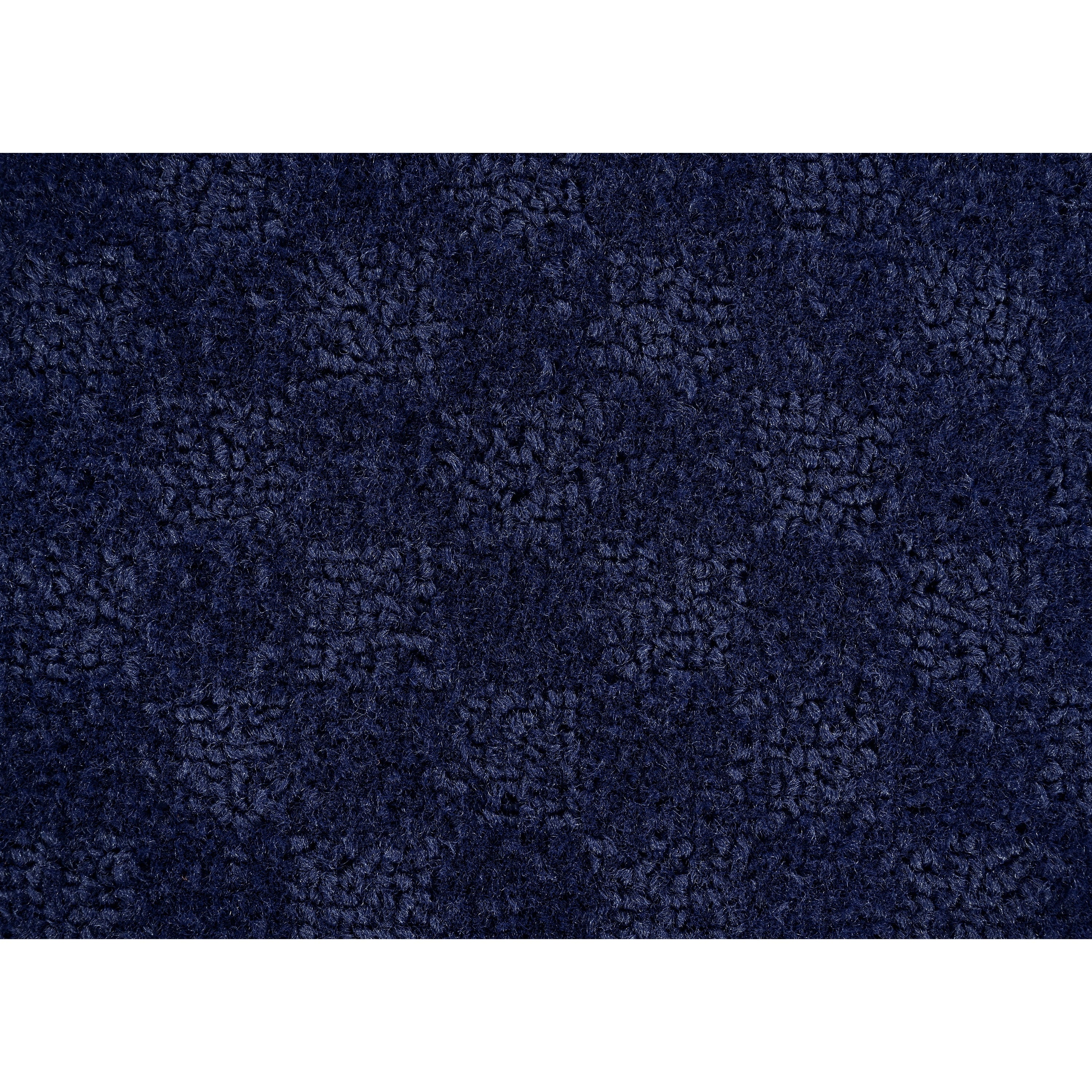Garland Rug Medallion Navy Indoor Runner Rug, 3' x 8'