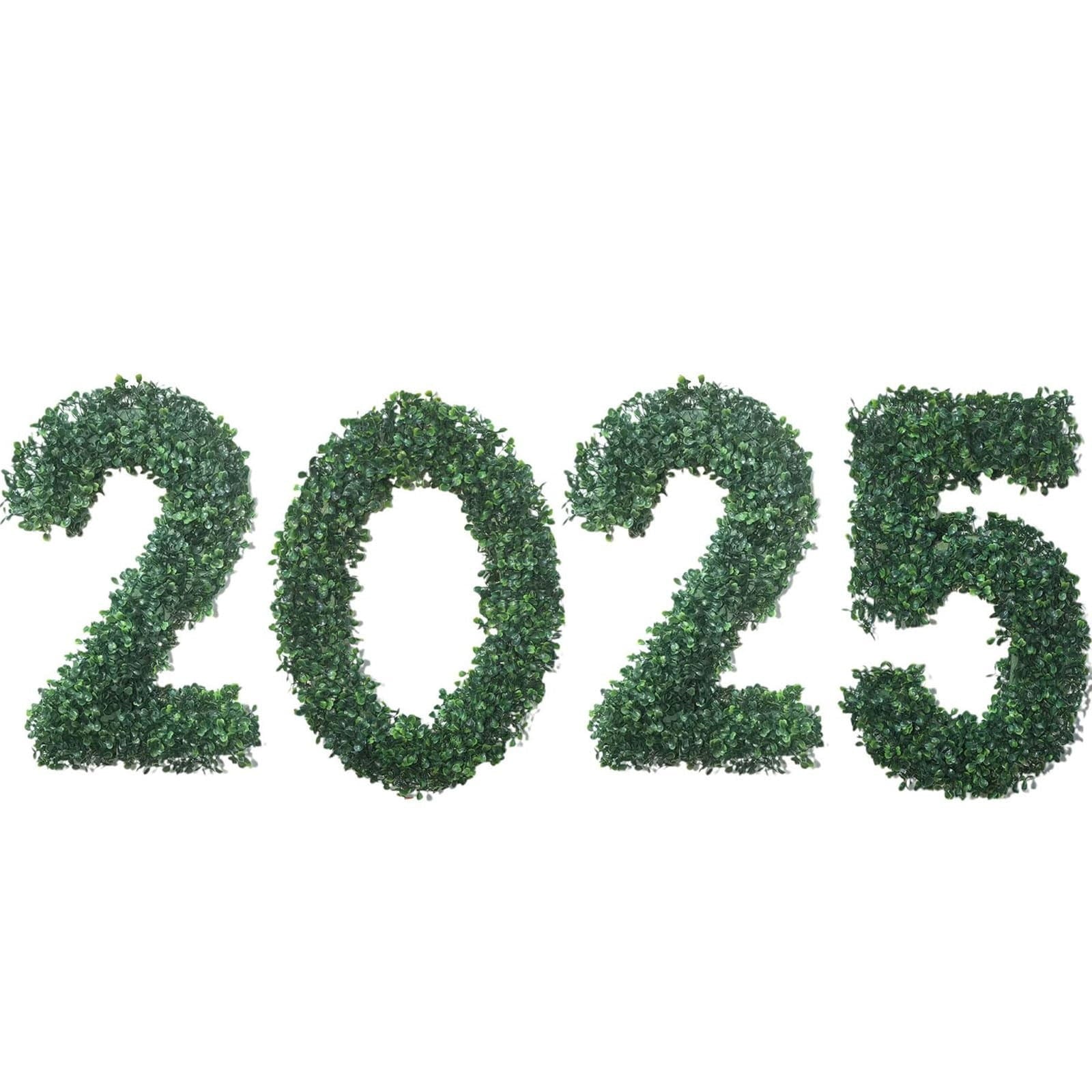 Foqnuq Classes Of 2025 Graduation Decor Hanging Welcome Sign Botanical Design for Outdoor Indoor Use Perfect for Parties and Photo Backdrops