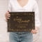 Darling Souvenir Personalized Engraved Laser Cut Wedding Guest Book Wooden Cover Sign-in Book Registry Guestbook Scrapbook-WG