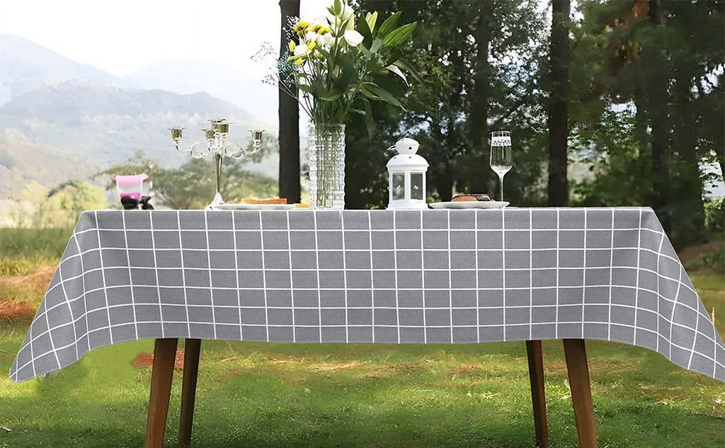 Ray Star Vinyl Party Tablecloths 60x120in Spring Tablecloth Plastic Picnic Outdoor and Camping Waterproof Oilcloth Table Cover for Rectangle Tables