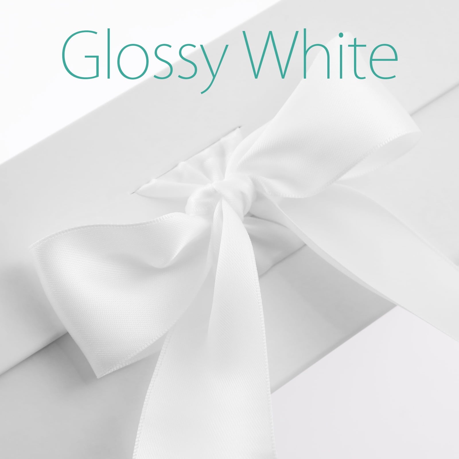 PKGSMART 3 Extra Large White Gift Boxes with Magnetic Lids and Ribbons for Gifts, 16.3x14.2x5 inches