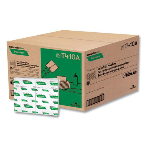 Cascades Cascades for ServOne Napkins, 1-Ply, 6 1/2 x 4 1/4, White, 376/Pk, 6016/Carton