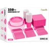 Exquisite 350 Piece Easter Plastic Disposable Party Plates & Dinnerware Combo Set