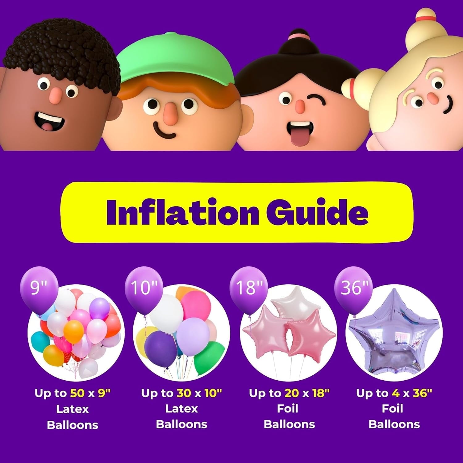 Gasclub 13L Helium Tank up to 50 Latex Balloons Helium Tank for Balloons at Home Helium Balloon Pump Kit Blend