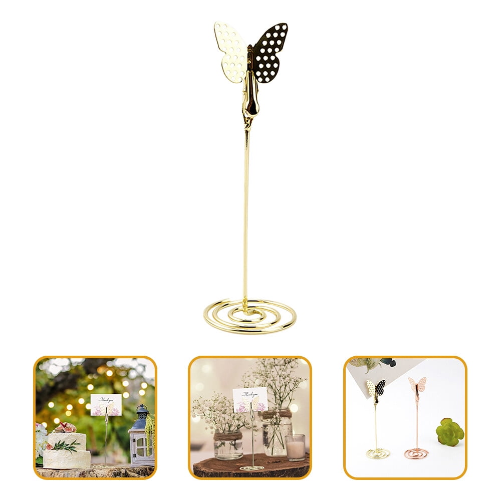 Set of 3 Place Holder Card Wallet Wedding Seat Table Number Stands Holders
