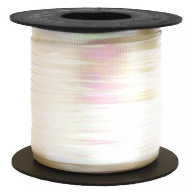 AI-31099-Q04 0.18 in. x 250 Yards Iridescent White Curling Ribbon - Set of 4