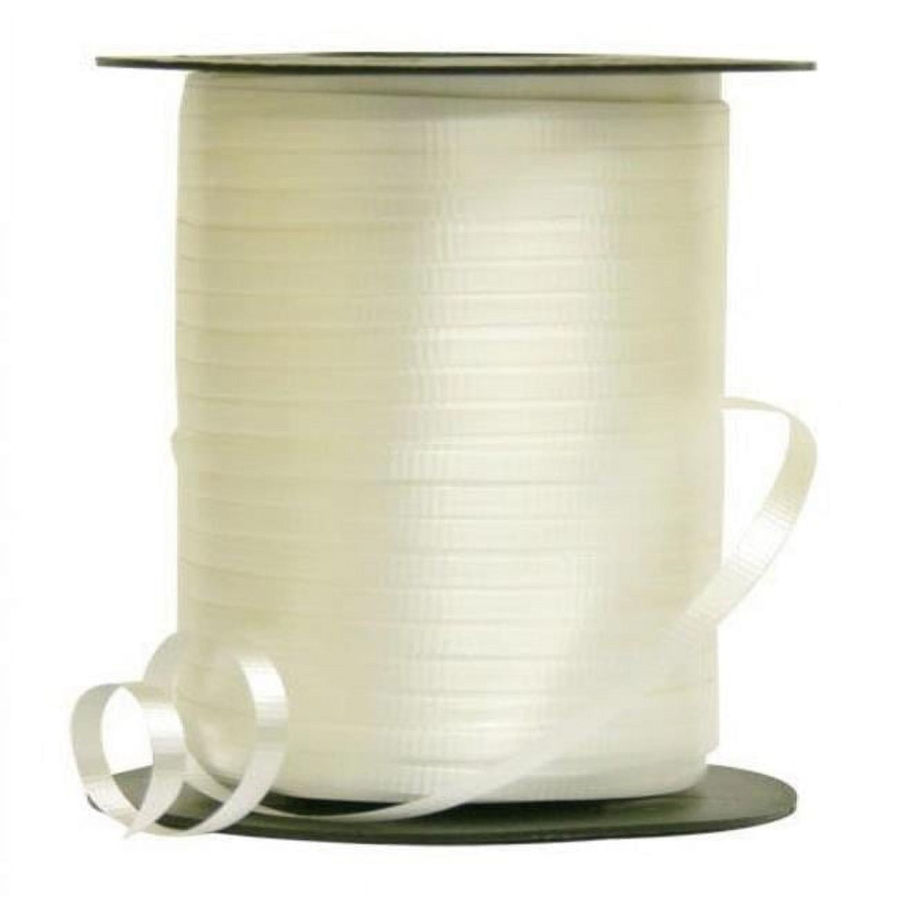 AI-86-Q02 0.18 in. x 500 Yards Ivory Curling Ribbon - Set of 2