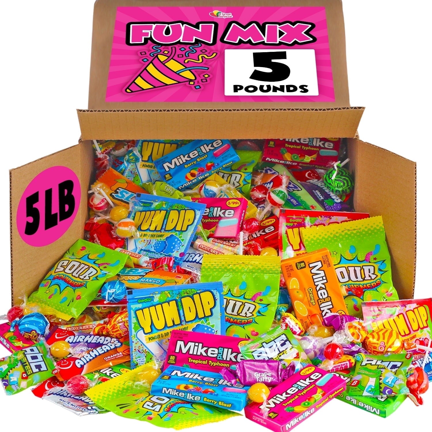 Assorted Candy Mix - Bulk Candies Trick or Treat - 2.2 Pounds - Parade Party Pack - Pinata Goodie Bag Stuffers