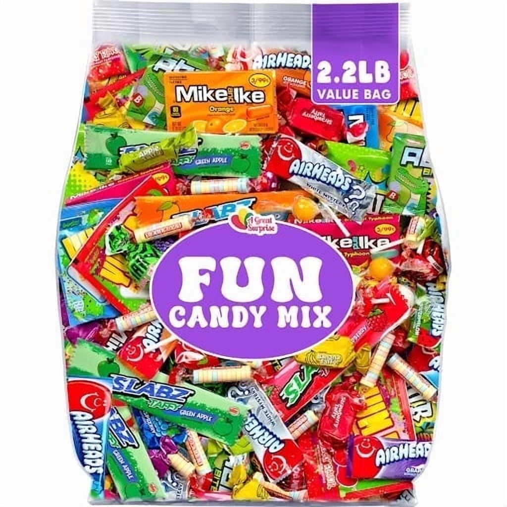 Assorted Candy Mix - Bulk Candies Trick or Treat - 2.2 Pounds - Parade Party Pack - Pinata Goodie Bag Stuffers