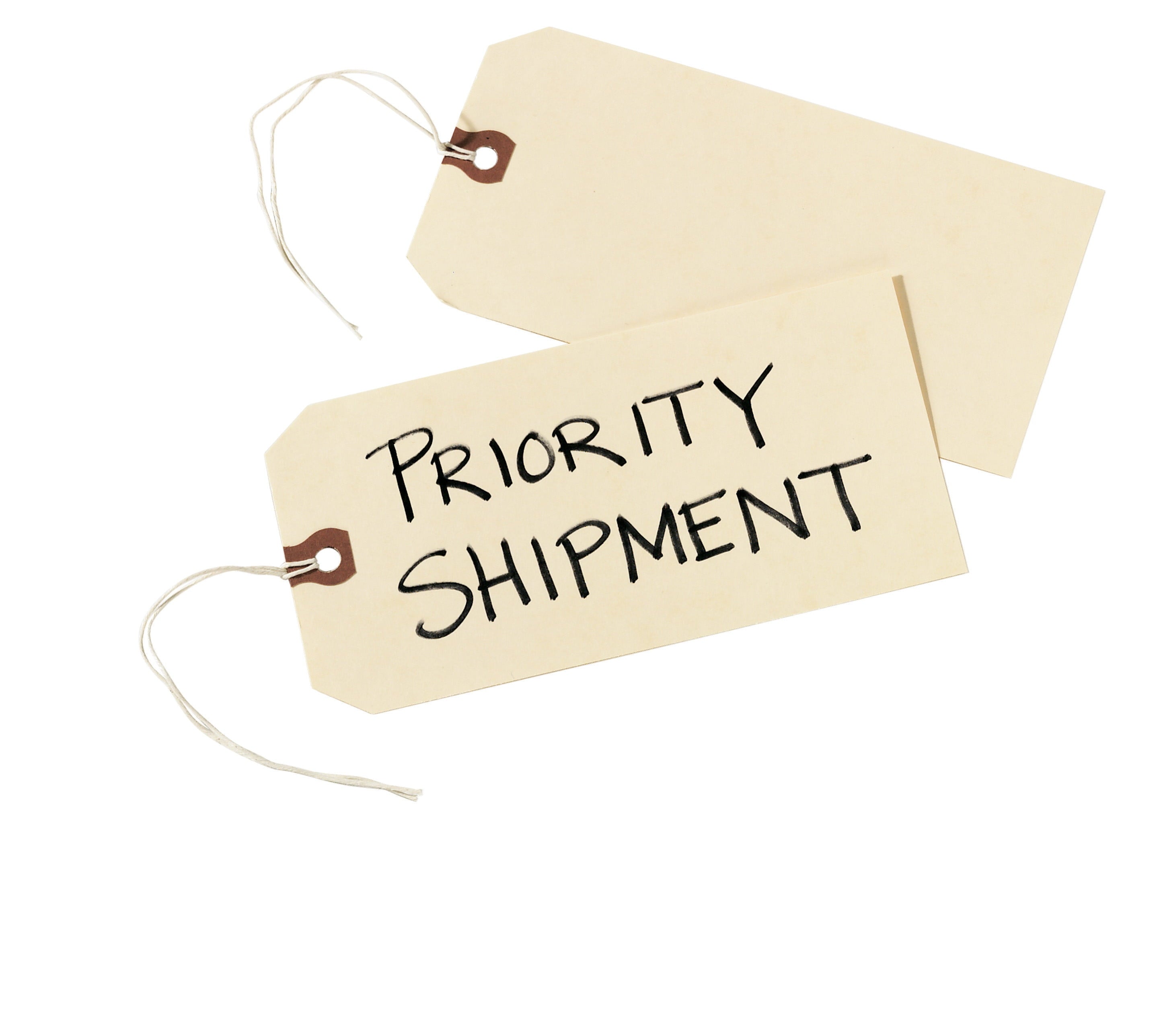 Avery  Price Tags with String Attached, 11.5 pt. Stock, 6-1/4" x 3-1/8", 1,000 Manila Hang Tags (12508)