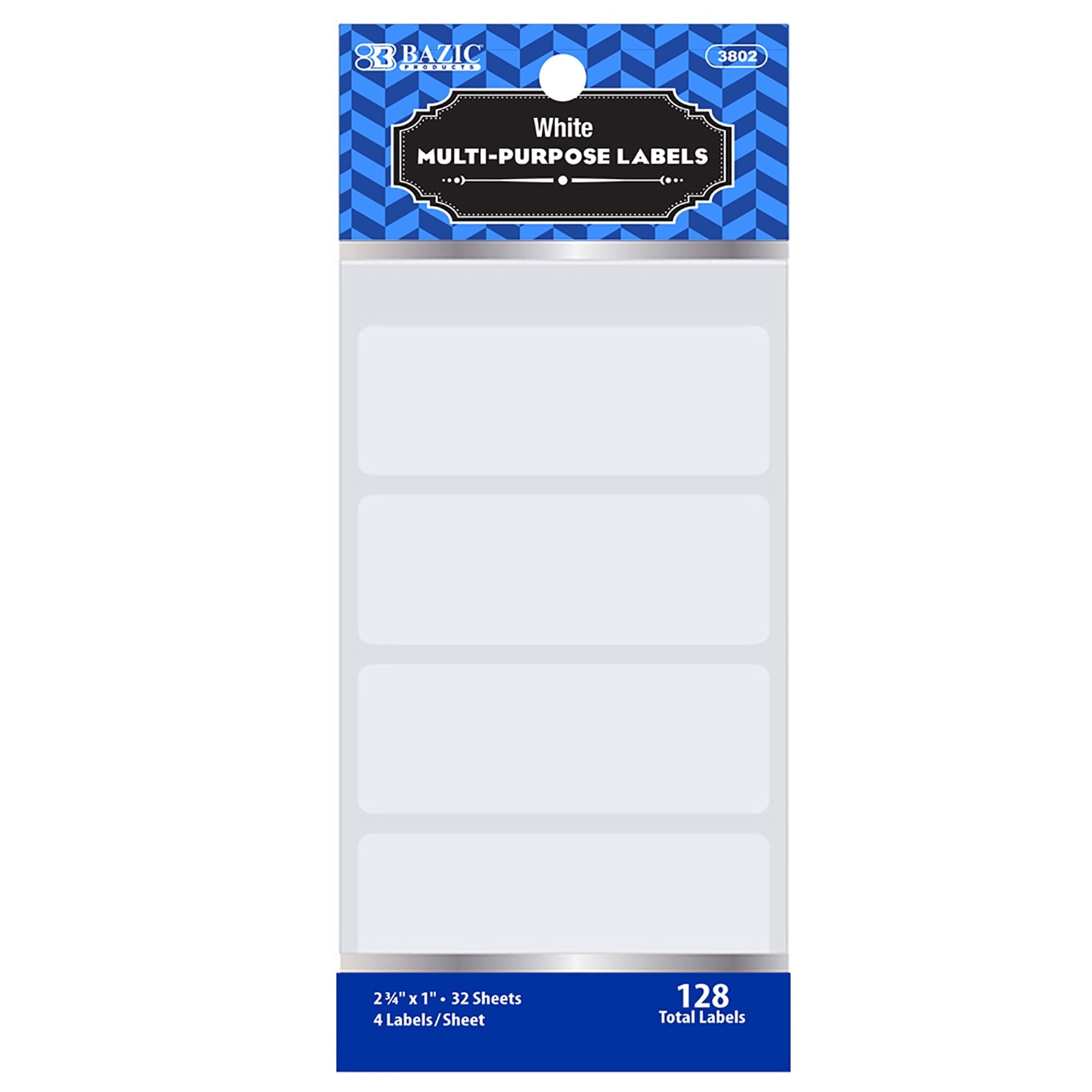 BAZIC White Label 2 3/4"X1" Shipping Labels Mailing Label, 3072-Count