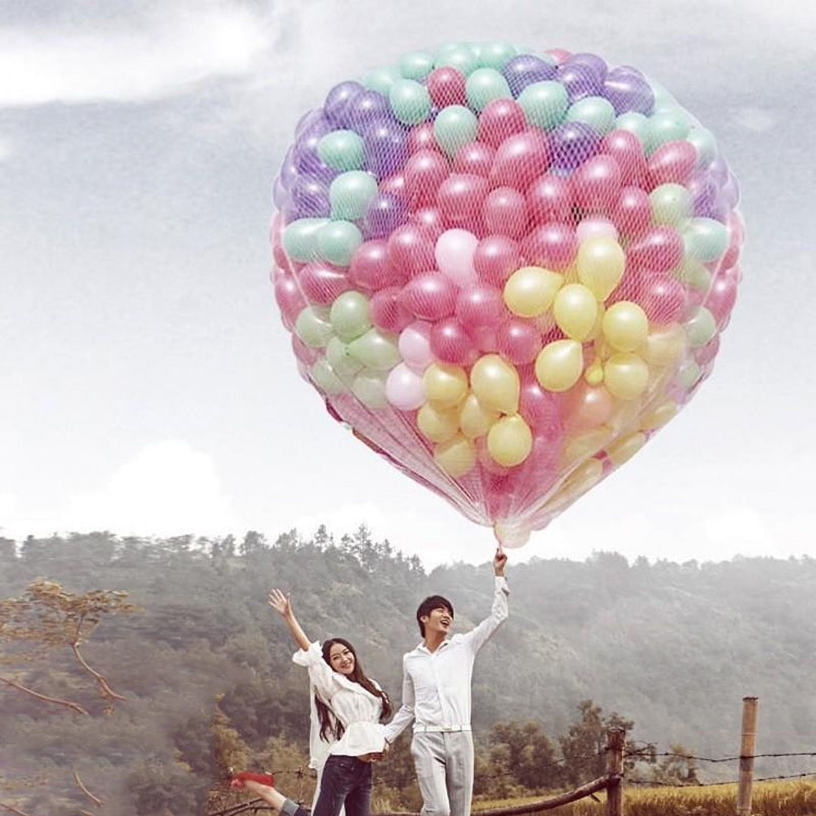 Balloon release Net/balloon net bag drop net float/lift net helium balloon release tool - style ：Falling net；