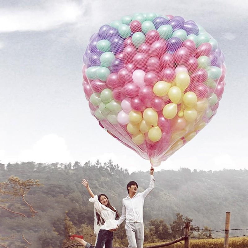 Balloon release Net/balloon net bag drop net float/lift net helium balloon release tool - style ：Falling net；