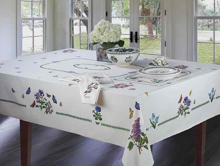 Botanic Garden 60X84 Tablecloth Ivory