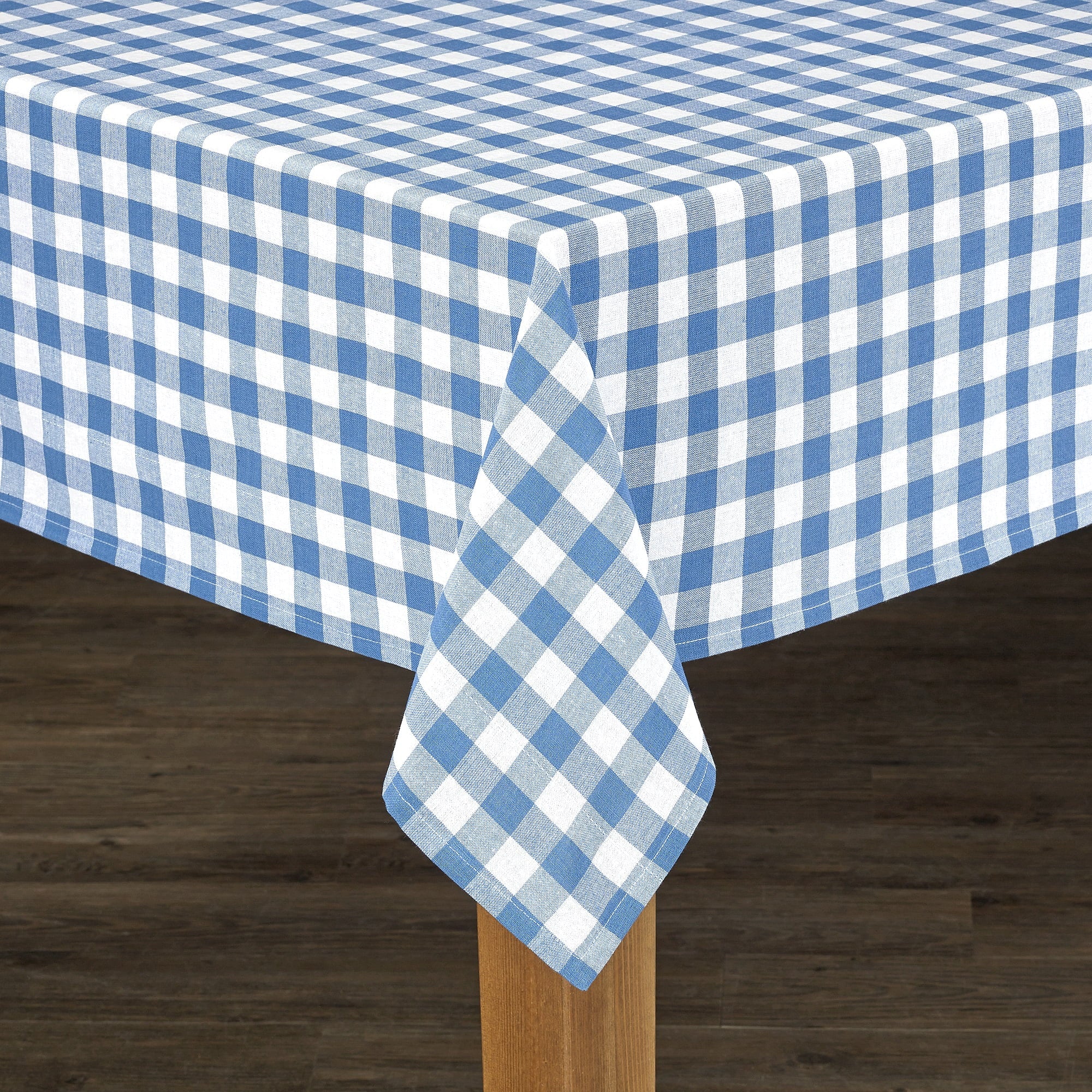Conventry Black Buffalo Check 100% Cotton Tablecloth 60"X104"