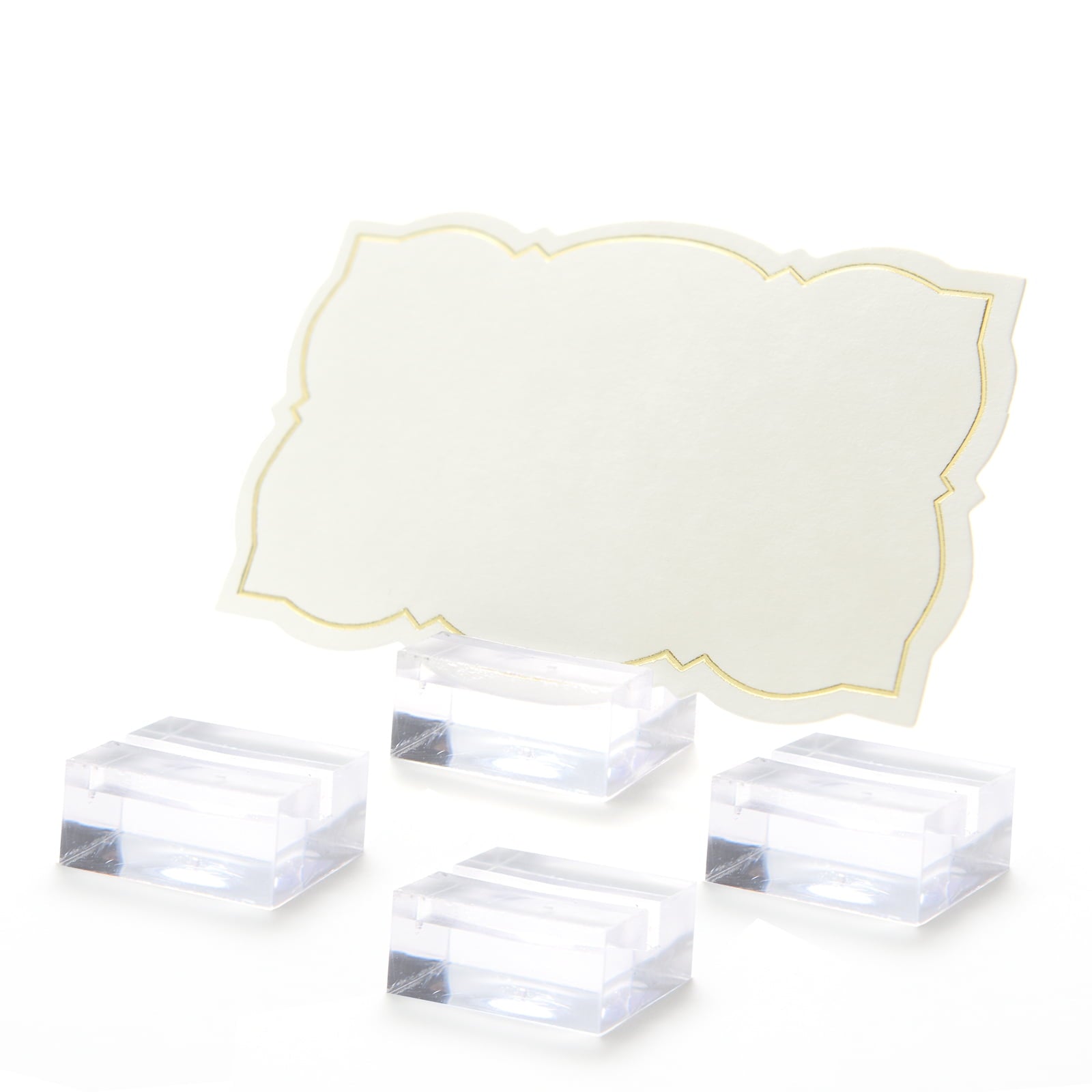 Clear Place Card Holders - 12ct. by Celebrate It™