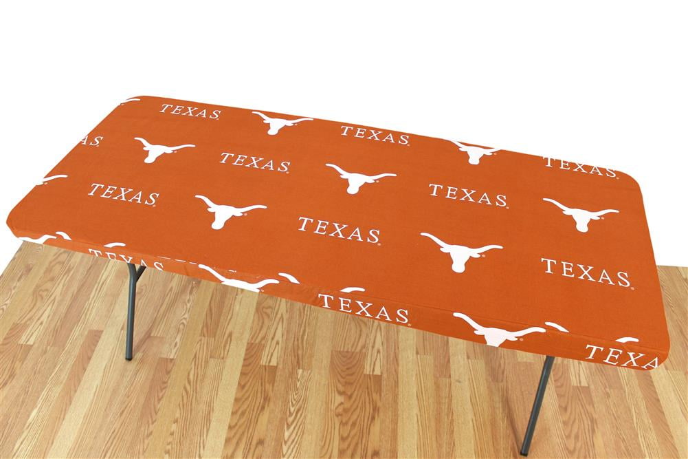 Clemson Tigers Tailgate Fitted Tablecloth, 72" x 30", 6 ft table - 72" x 30", 6 ft table