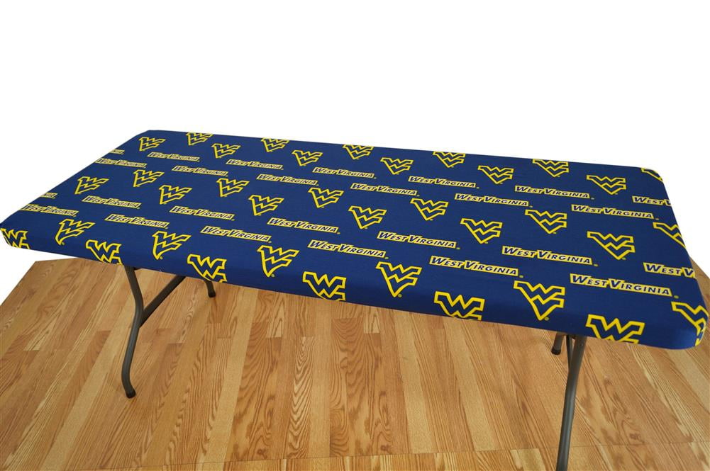 Michigan Wolverines Tailgate Fitted Tablecloth, 72" x 30", 6 ft table - 72" x 30", 6 ft table