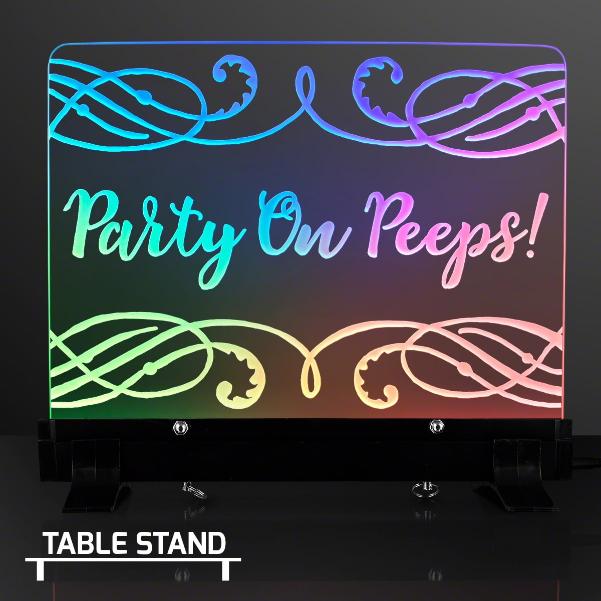 FlashingBlinkyLights Light Up Write On LED Sign Board