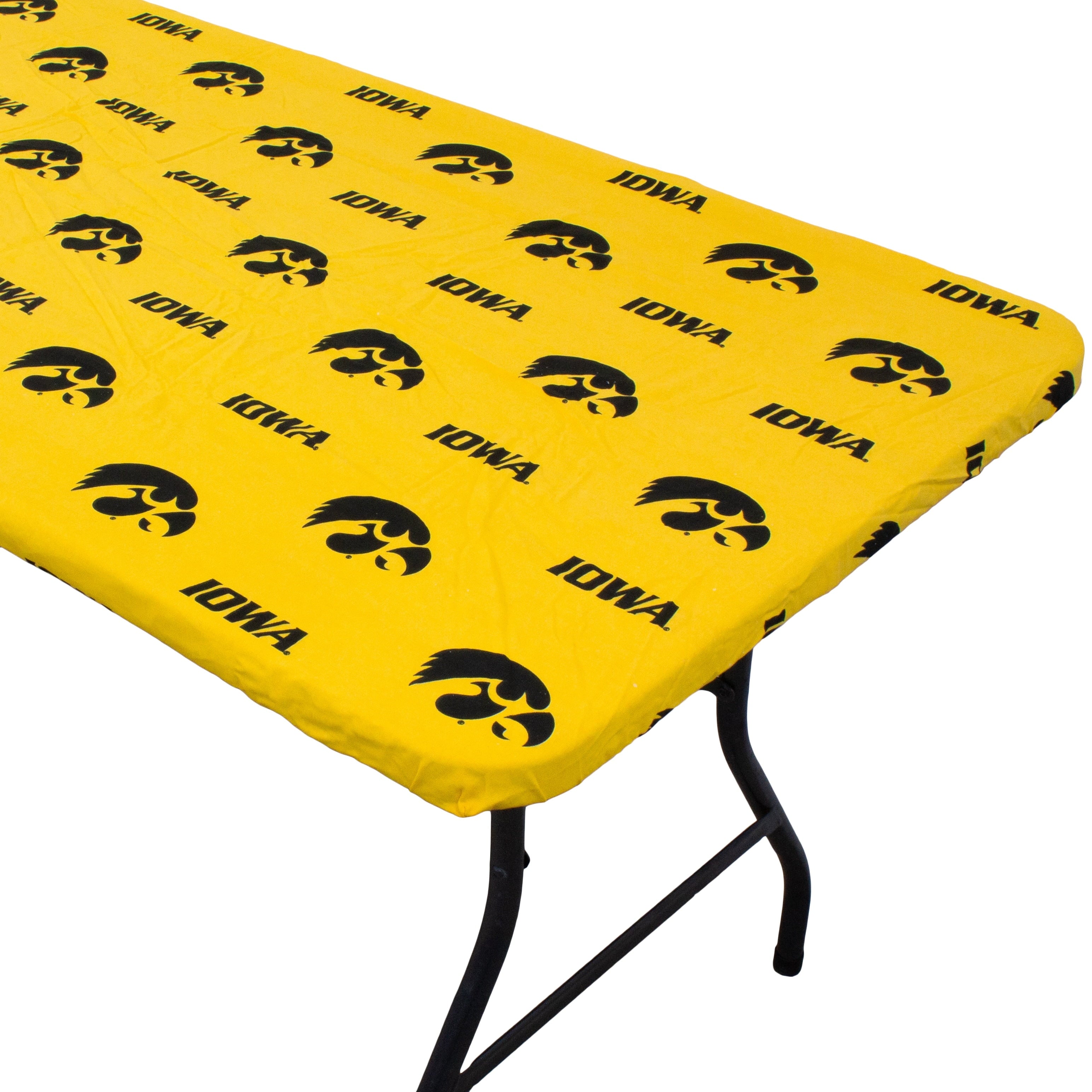 Clemson Tigers Tailgate Fitted Tablecloth, 72" x 30", 6 ft table - 72" x 30", 6 ft table