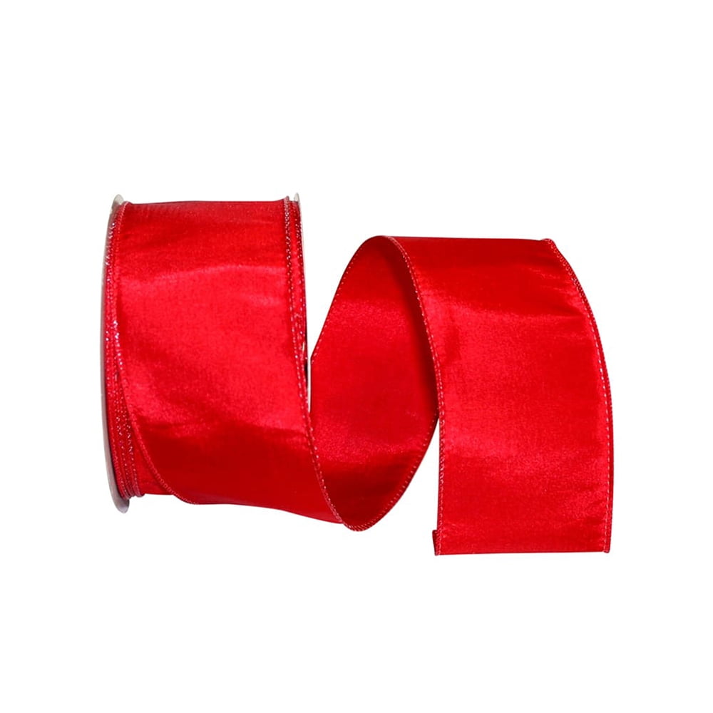 JAM Paper Birthday Red Nylon Ribbons, 900" x 2.5"