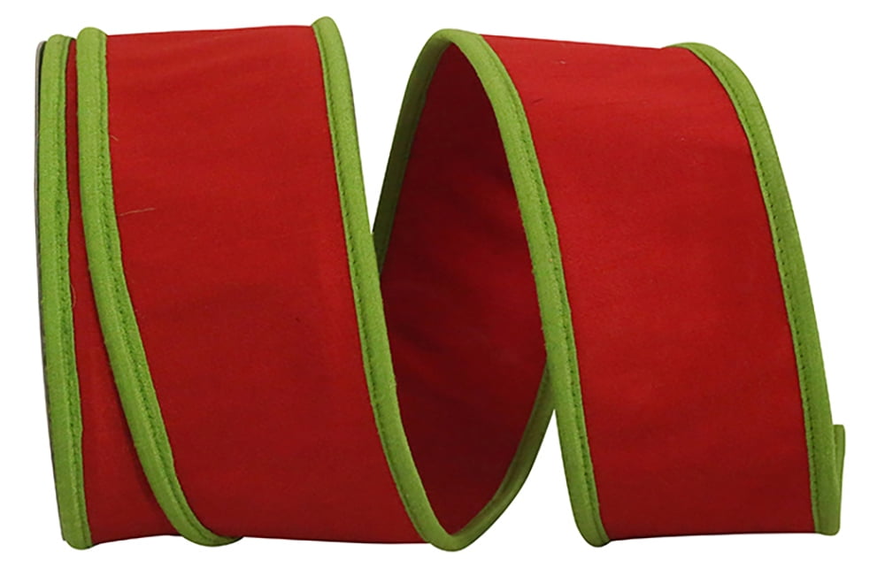 JAM Paper Christmas Multi-color Polyester Checkered Ribbon, 360" x 4"