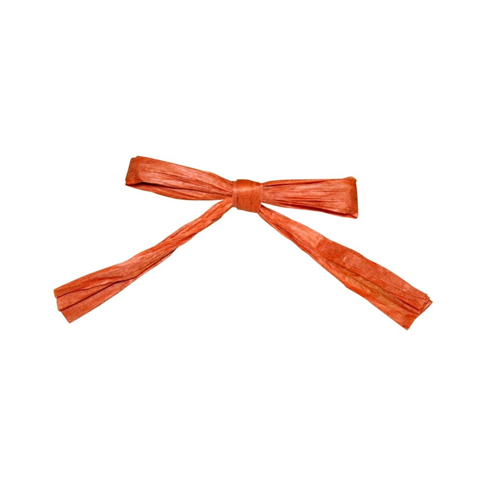 JAM Paper Raffia Twist Tie Bows, Turquoise, 1/4 inch, 100/Pack