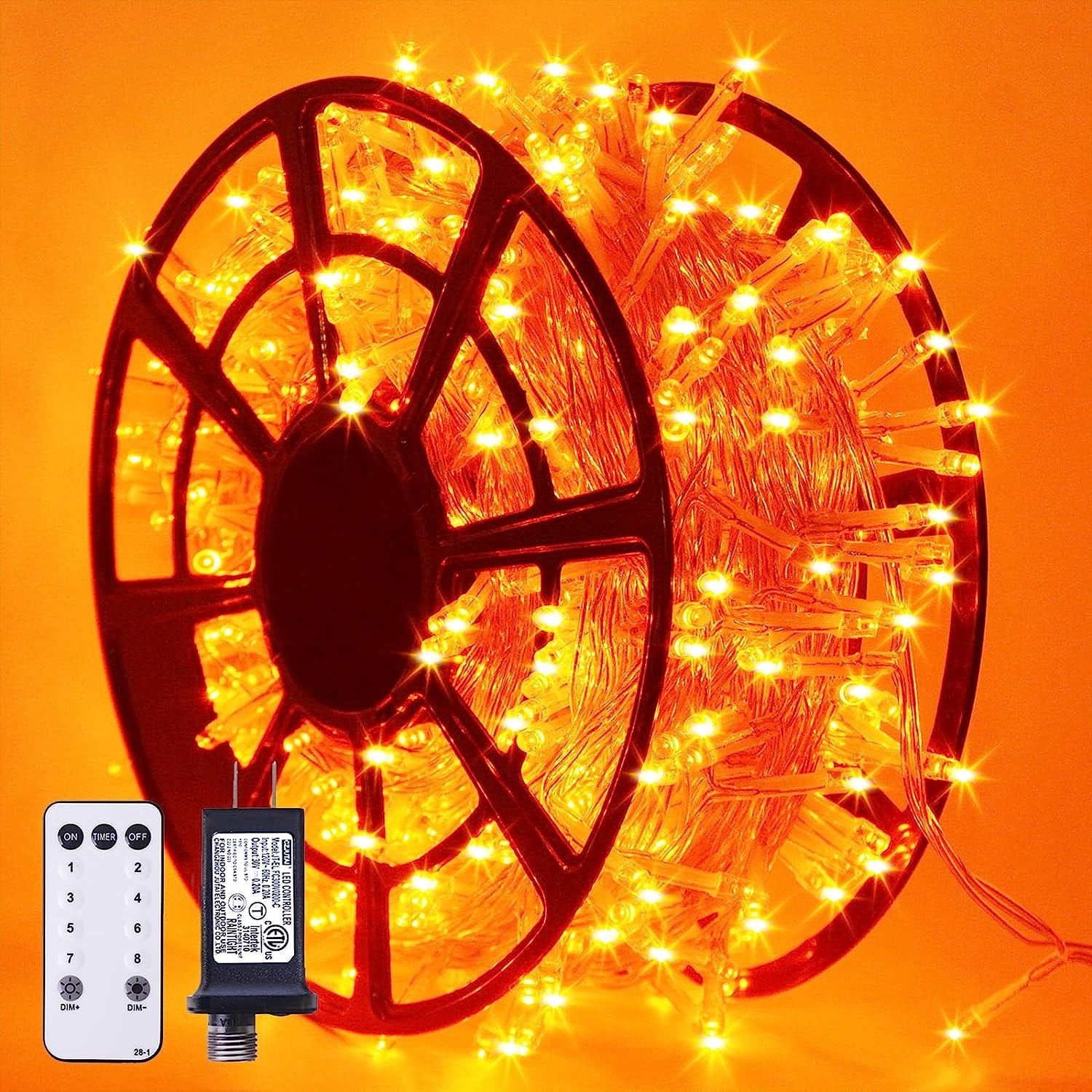 JMEXSUSS 168FT 600 LED Christmas Decor Lights 8 Modes Multicolor Christmas Lights Outdoor Waterproof Christmas Tree Lights Indoor Plug in Party Holiday Christmas Decorations