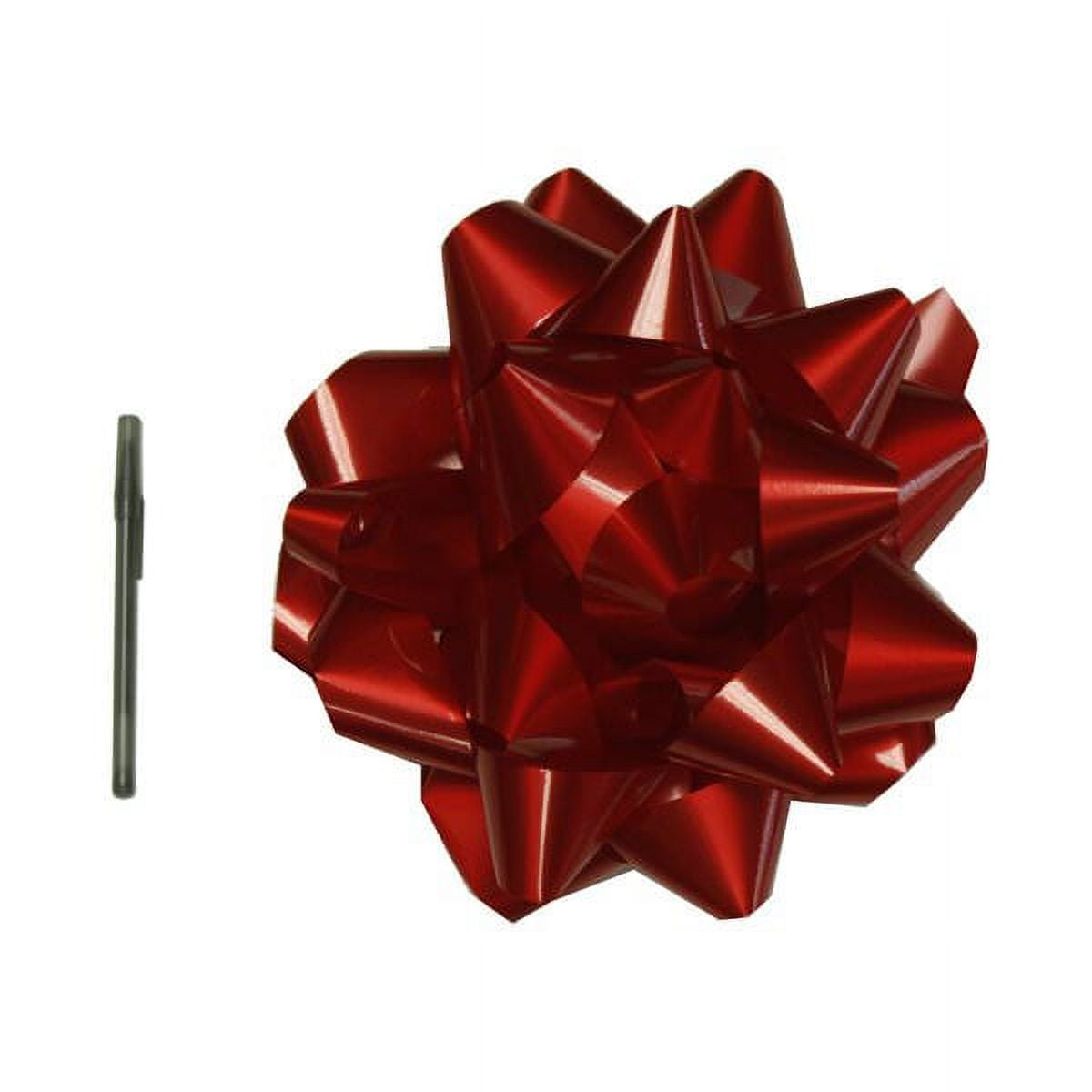 Jam Paper® Gift Bows - Giant - 13" Diameter - Red - 6/Pack