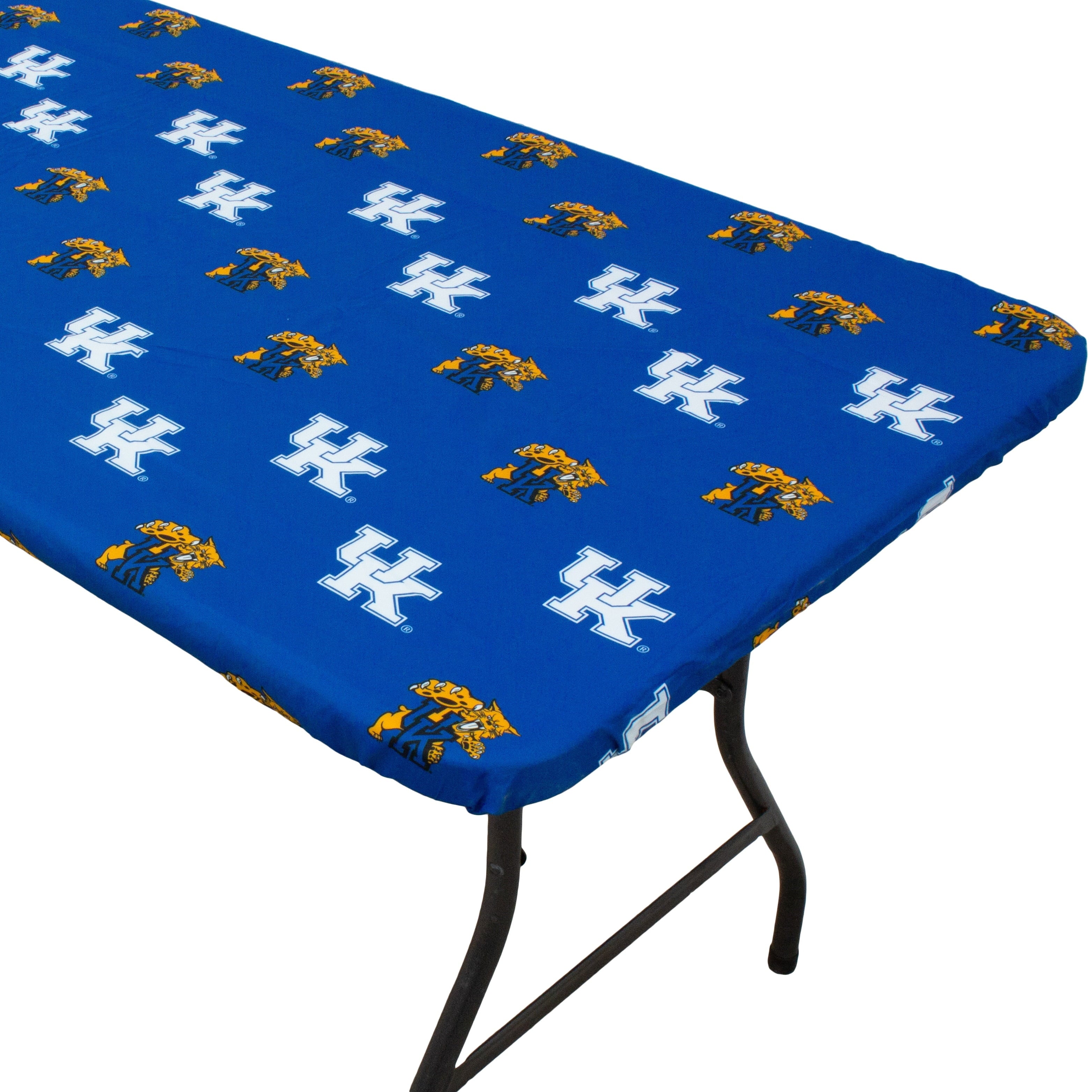 Clemson Tigers Tailgate Fitted Tablecloth, 72" x 30", 6 ft table - 72" x 30", 6 ft table