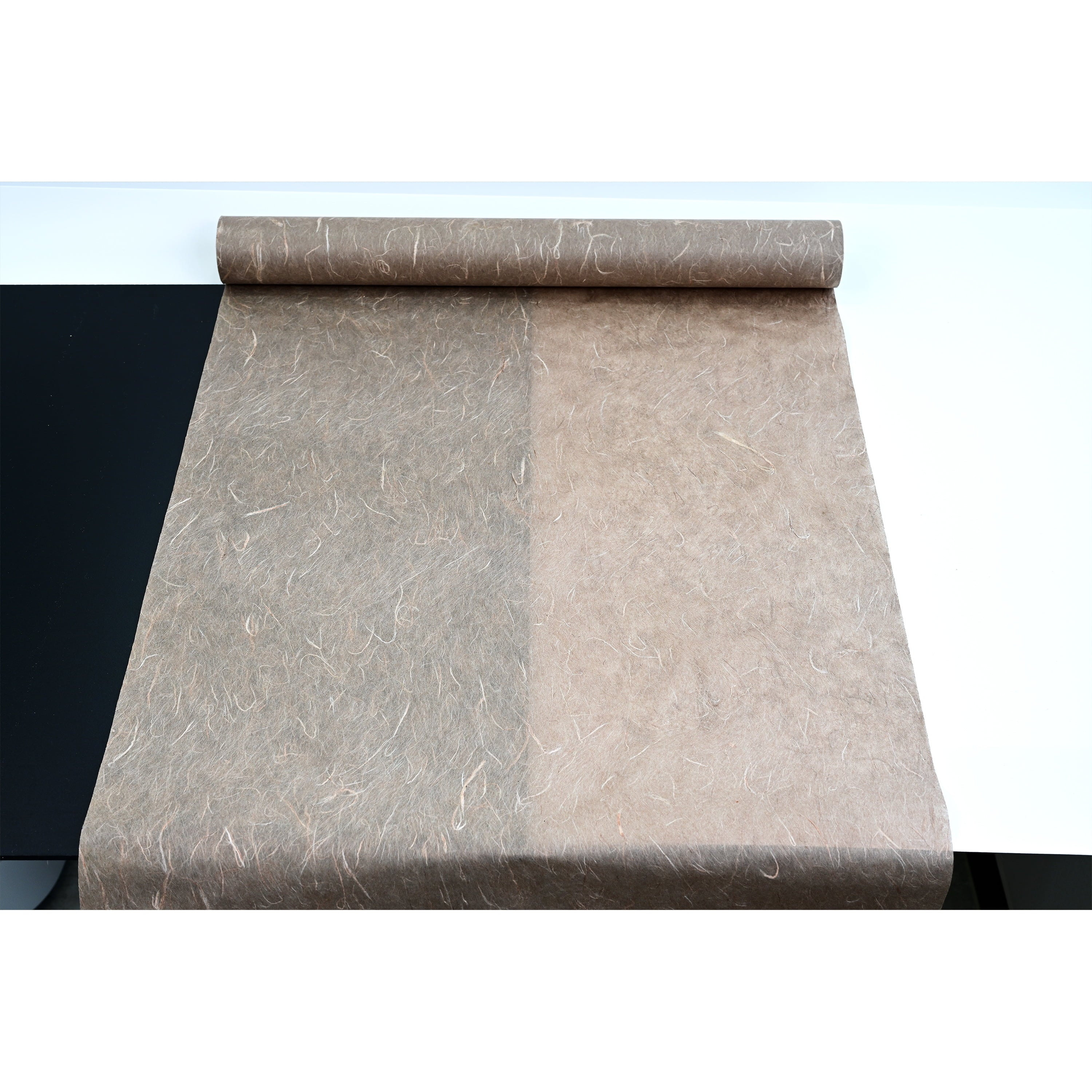 Korean Paper Hanji Natural Mulberry Fiber Texture Gift Wrapping Packaging Decorative Wallpaper UnYongJi Roll White 54Cm x 20m (21.3 x 787.4 Inches)