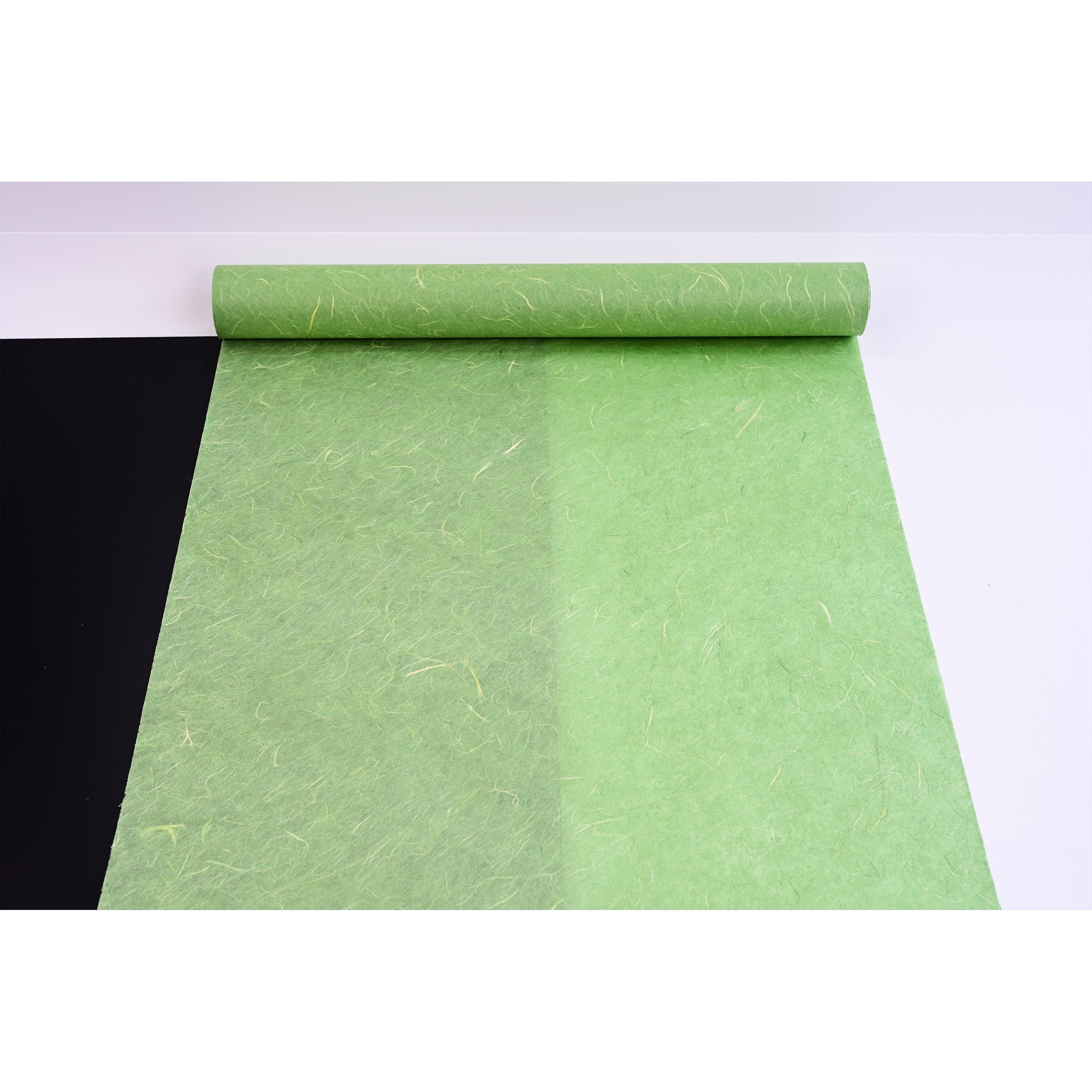 Korean Paper Hanji Natural Mulberry Fiber Texture Gift Wrapping Packaging Decorative Wallpaper UnYongJi Roll White 54Cm x 20m (21.3 x 787.4 Inches)