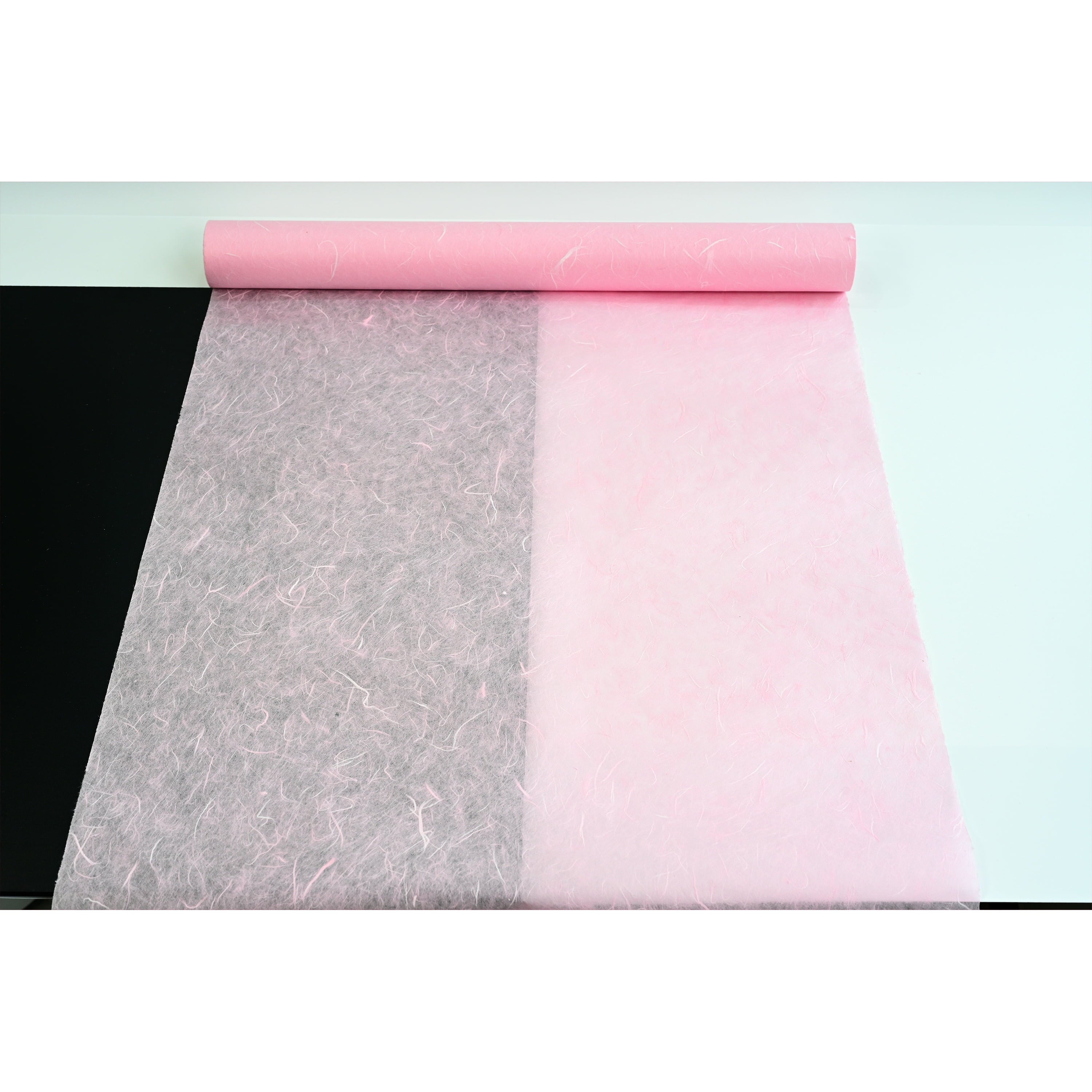 Korean Paper Hanji Natural Mulberry Fiber Texture Gift Wrapping Packaging Decorative Wallpaper UnYongJi Roll White 54Cm x 20m (21.3 x 787.4 Inches)
