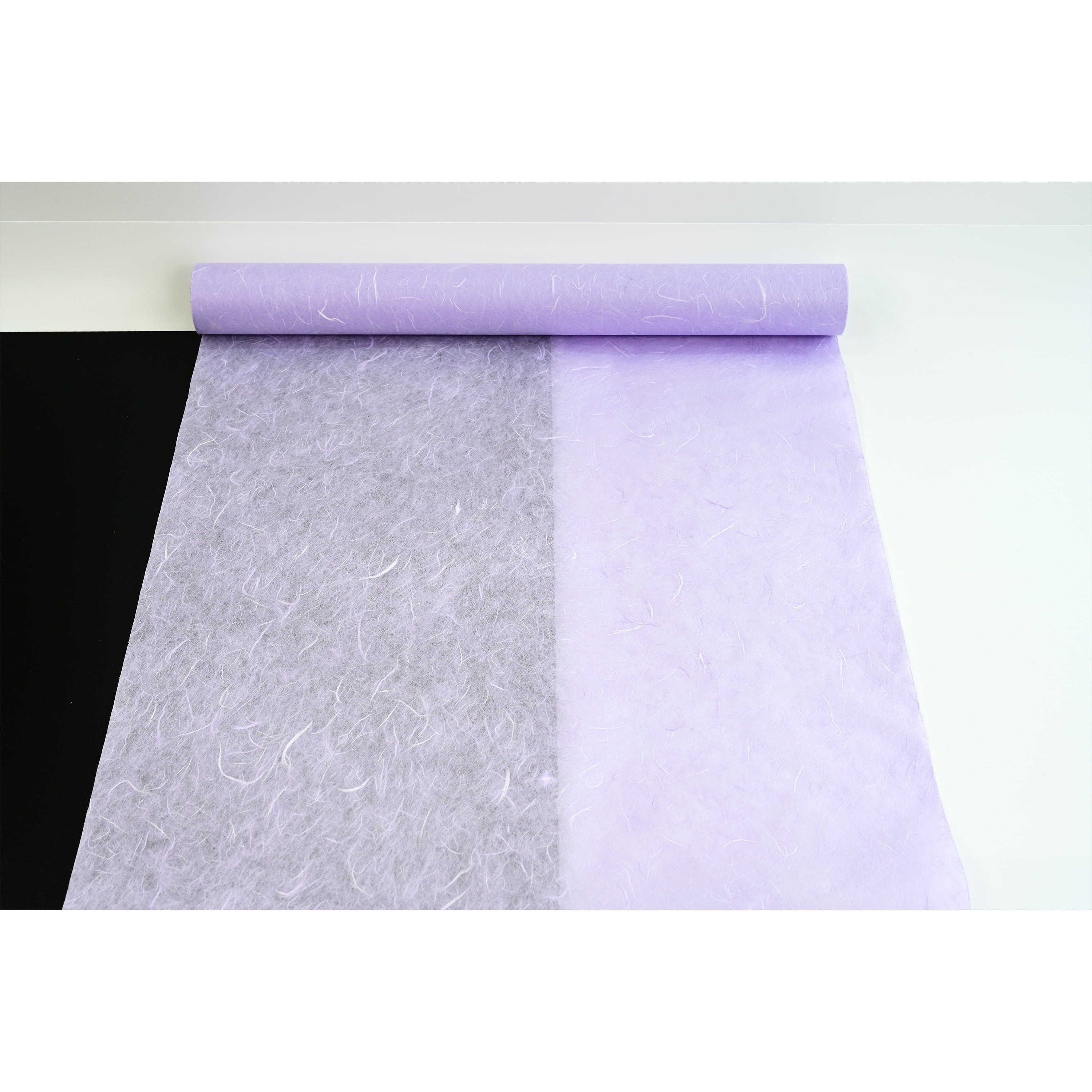 Korean Paper Hanji Natural Mulberry Fiber Texture Gift Wrapping Packaging Decorative Wallpaper UnYongJi Roll White 54Cm x 20m (21.3 x 787.4 Inches)