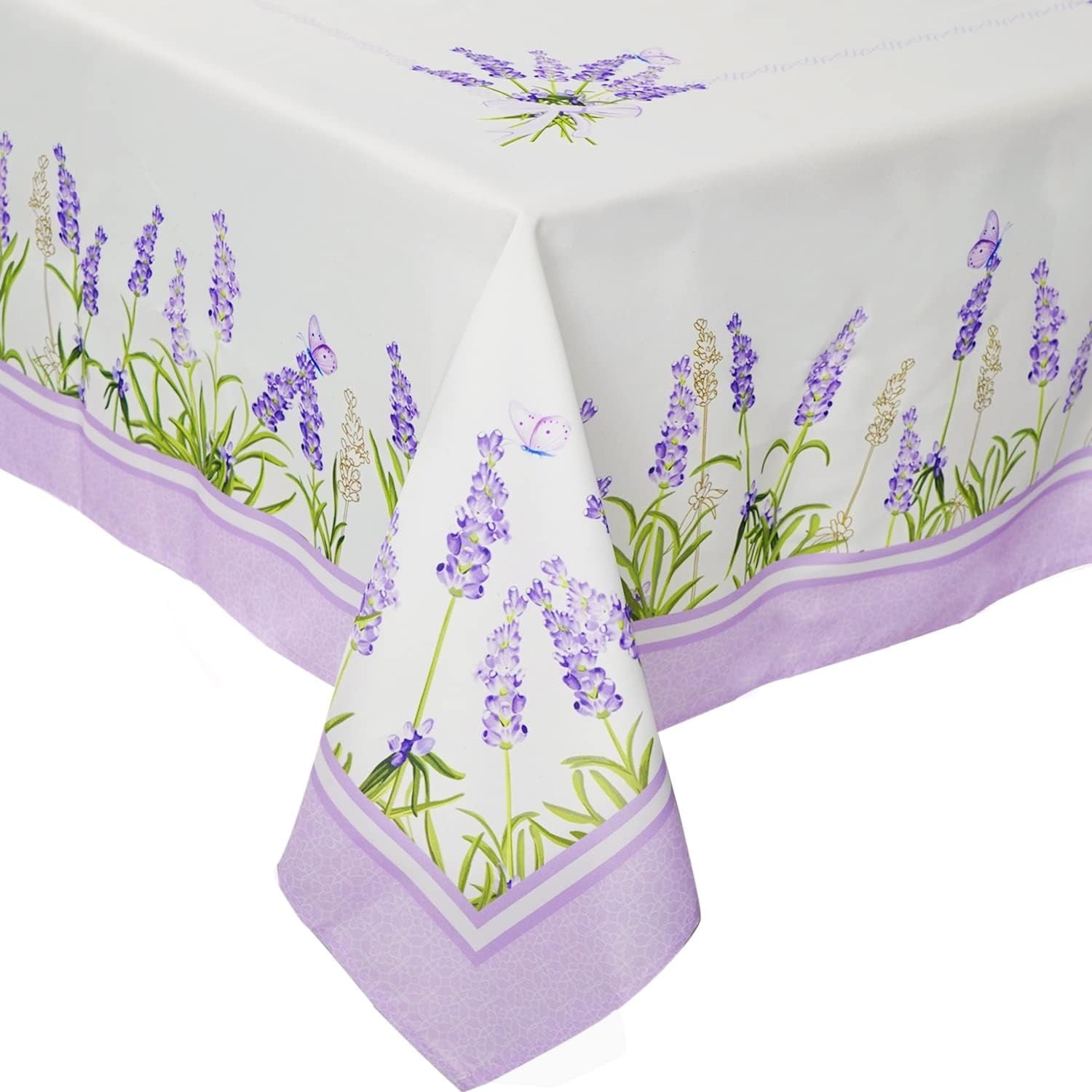 Daisy Floral Oval Tablecloth 60 x 84, Yellow White Floral Spring Tablecloth Table Cover, Elegant Country Table Cloths for Parties, Kitchen Dining Table,Polyester Fabric Flower Tablecloth, Daisy Decor