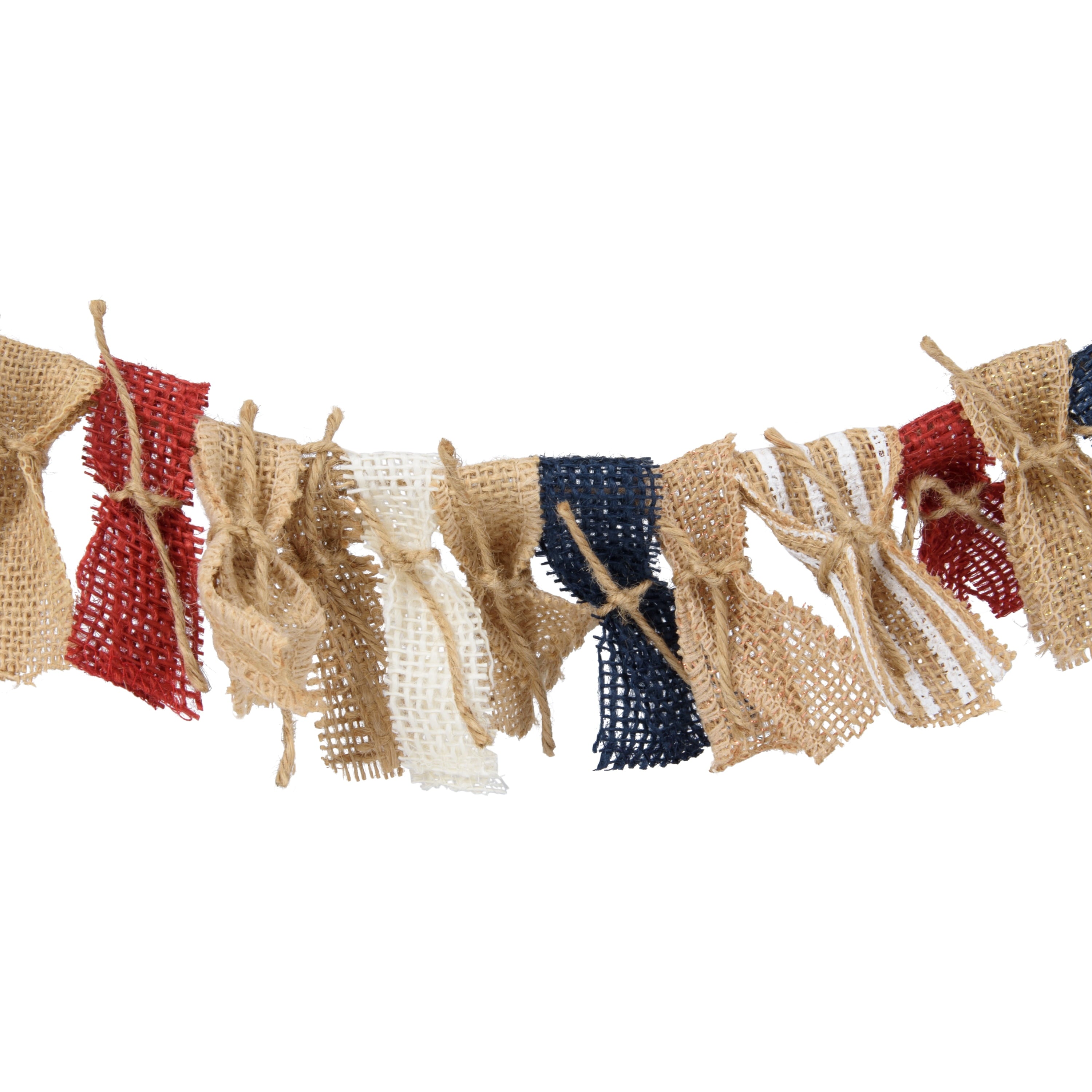 Love, Laugh, Craft Spring & Summer Burlap Garland Project Kit, Precut, Adult, Multi-Color