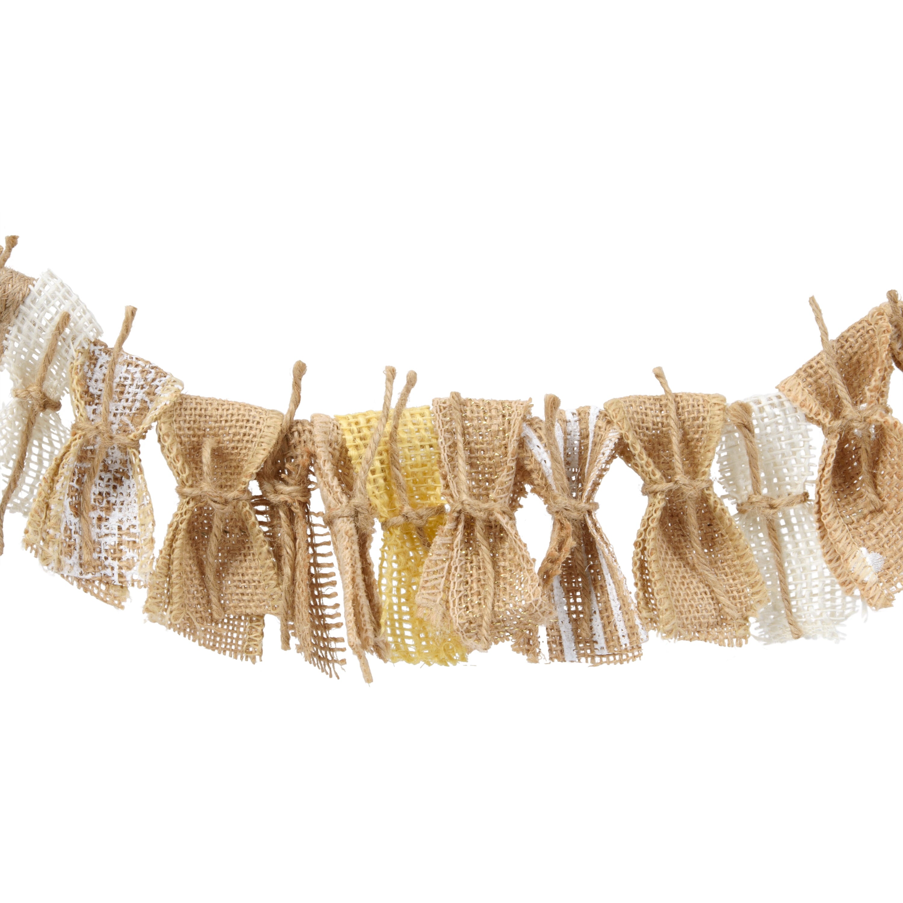 Love, Laugh, Craft Spring & Summer Burlap Garland Project Kit, Precut, Adult, Multi-Color