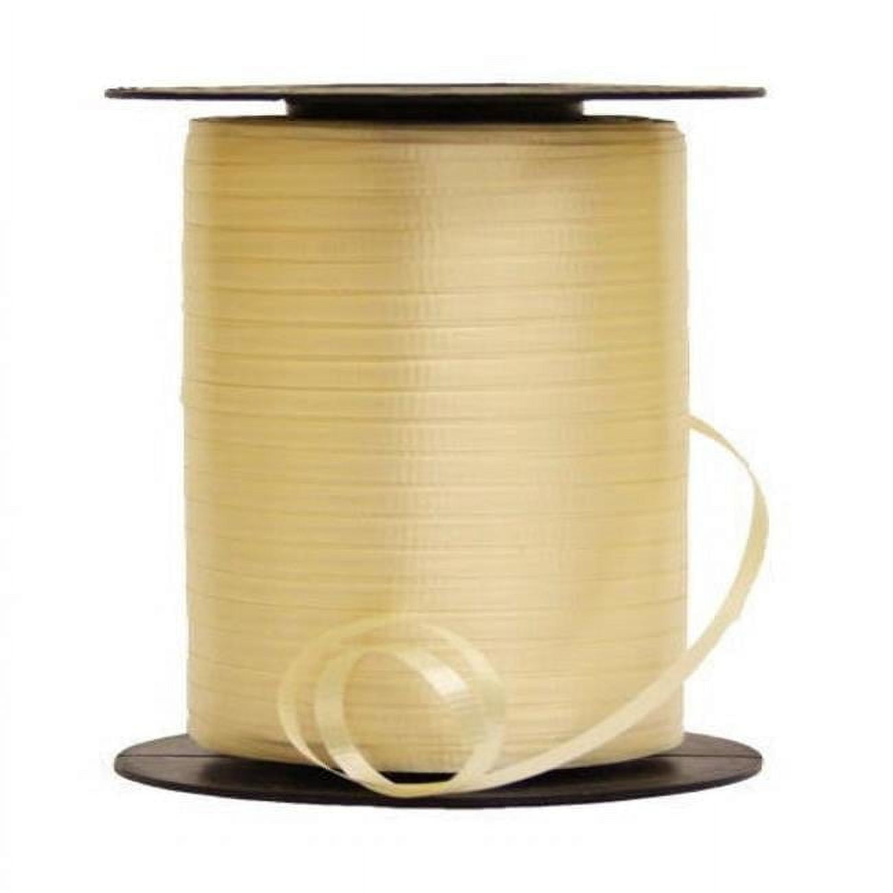 MDR Trading AI-95-Q06 0.18 in. x 500 Yards Vanilla Curling Ribbon, Yellow - Set of 6