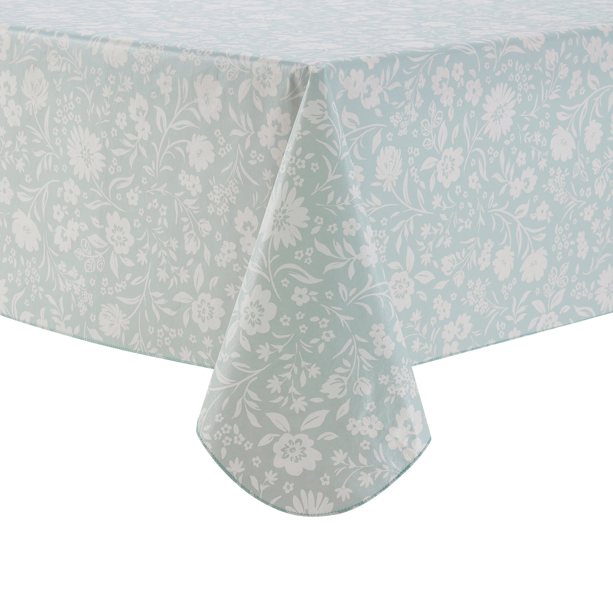 (5 pack) Mainstays Blue Striped PEVA Tablecloth 60" x 84" Rectangle