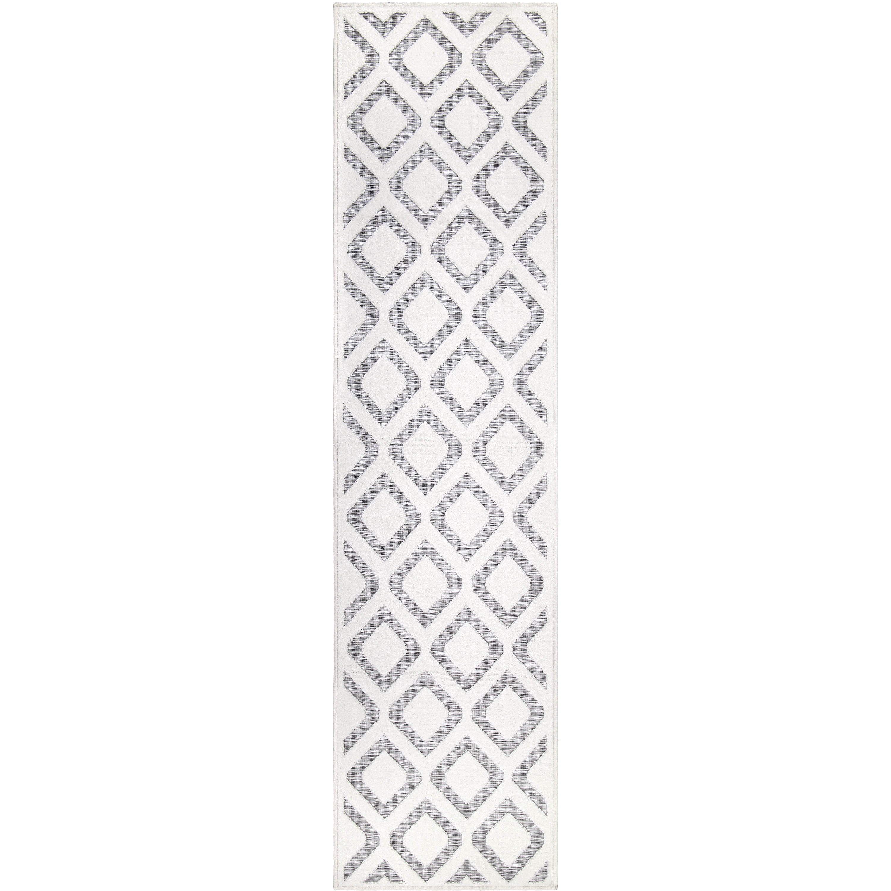 My Texas House Grapevine 1'11" X 7'6" Natural Geometric Runner Rug