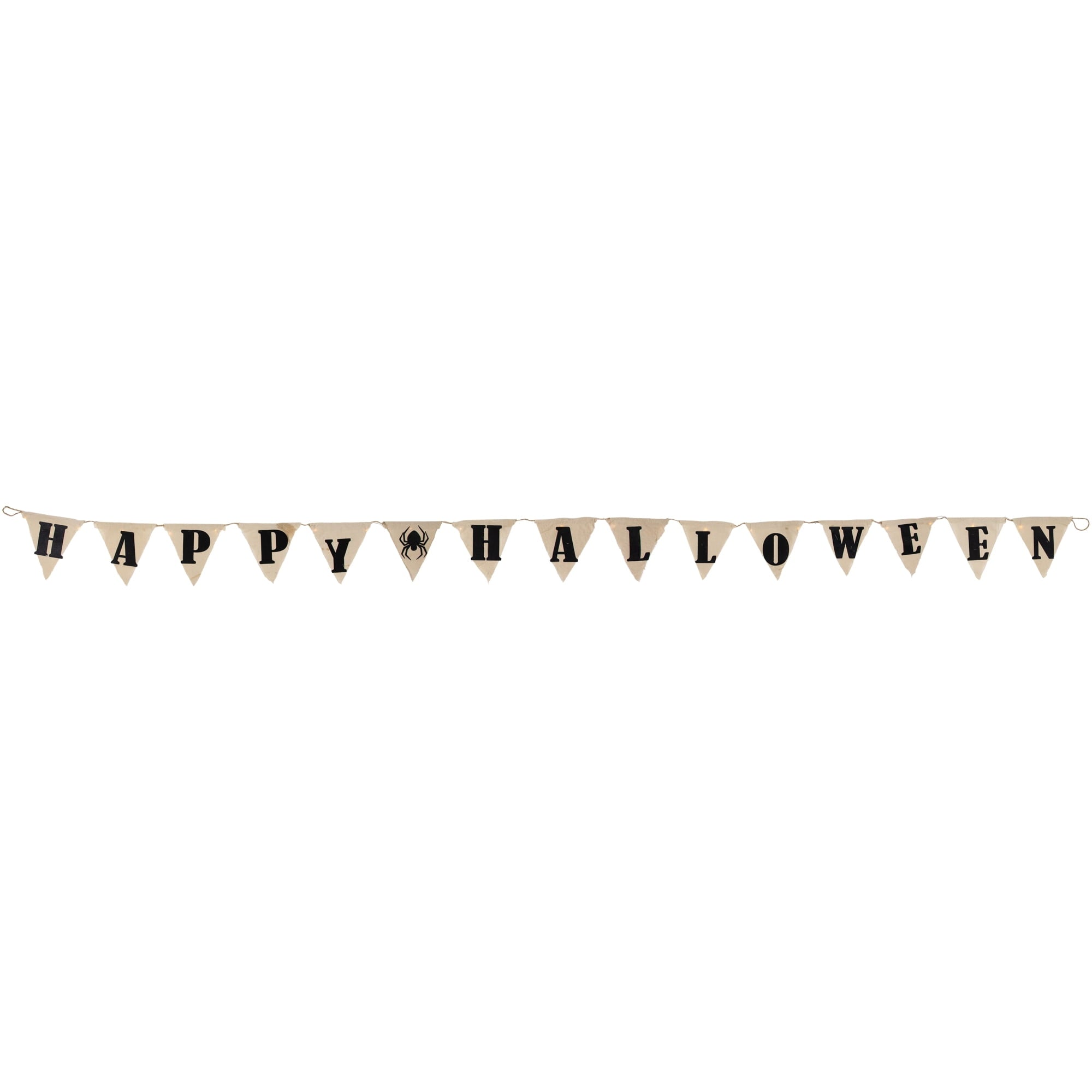 Northlight Halloween White Plastic Party Banner, 11"