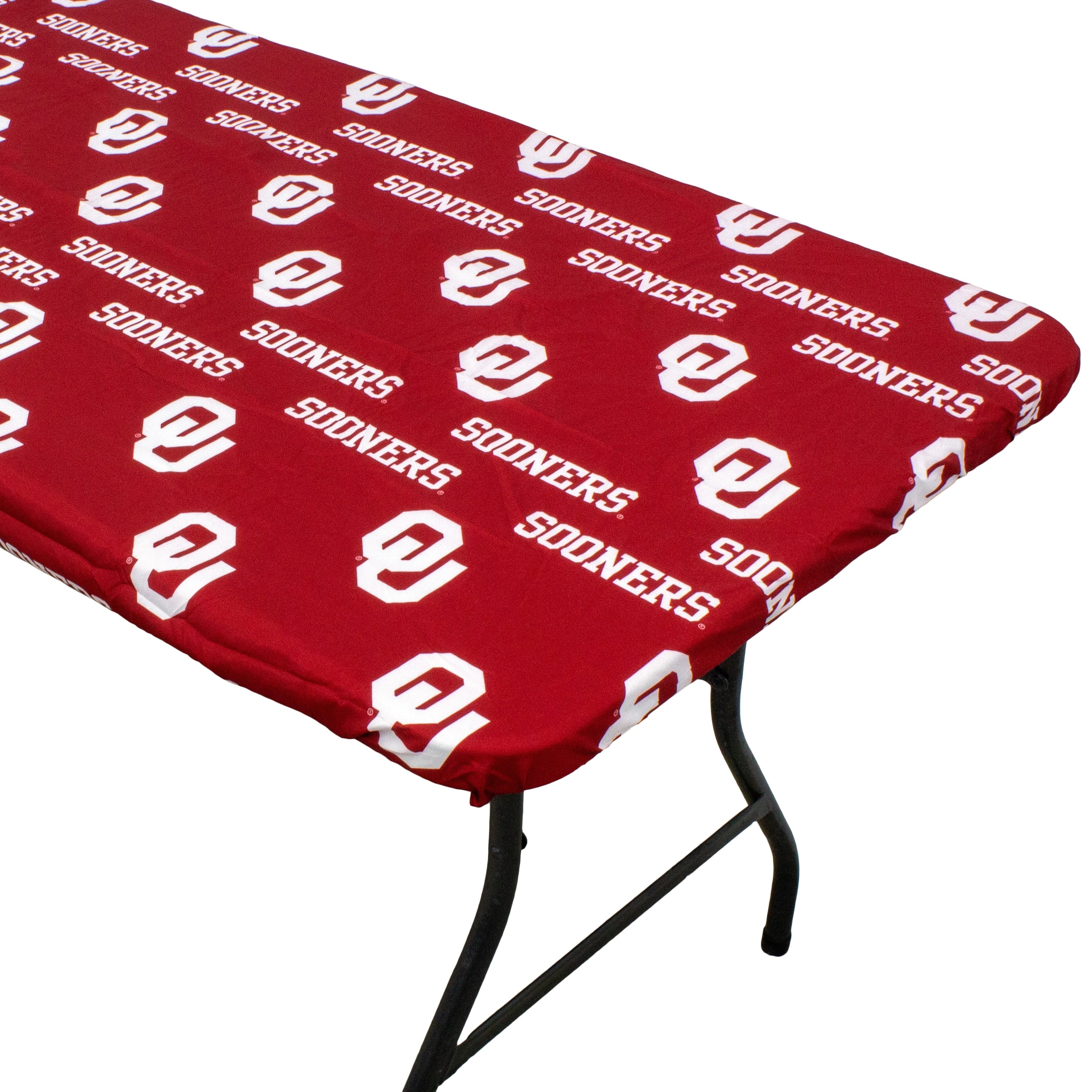 Clemson Tigers Tailgate Fitted Tablecloth, 72" x 30", 6 ft table - 72" x 30", 6 ft table