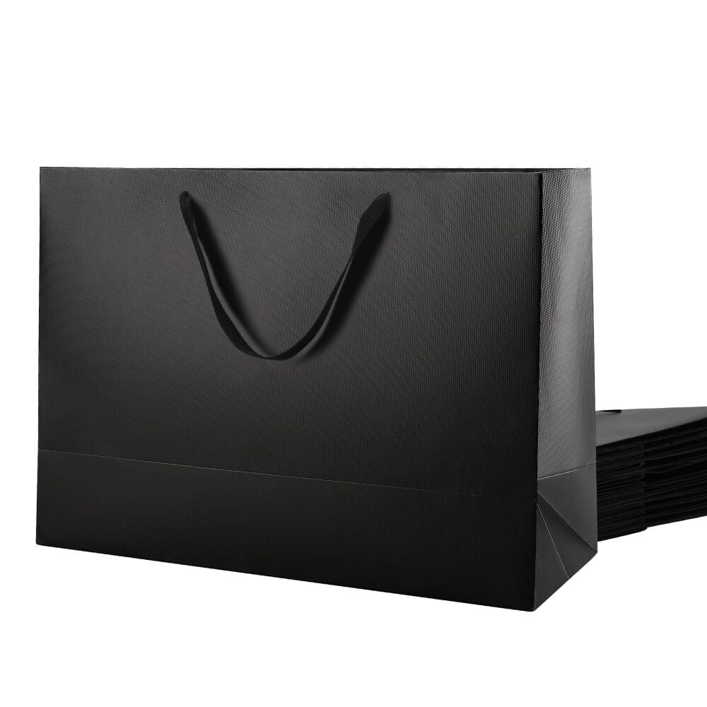 PACKHOME 12 Extra Large Gift Bags, White Gift Bags with Handles for All Occasions, 16x6x12 inches