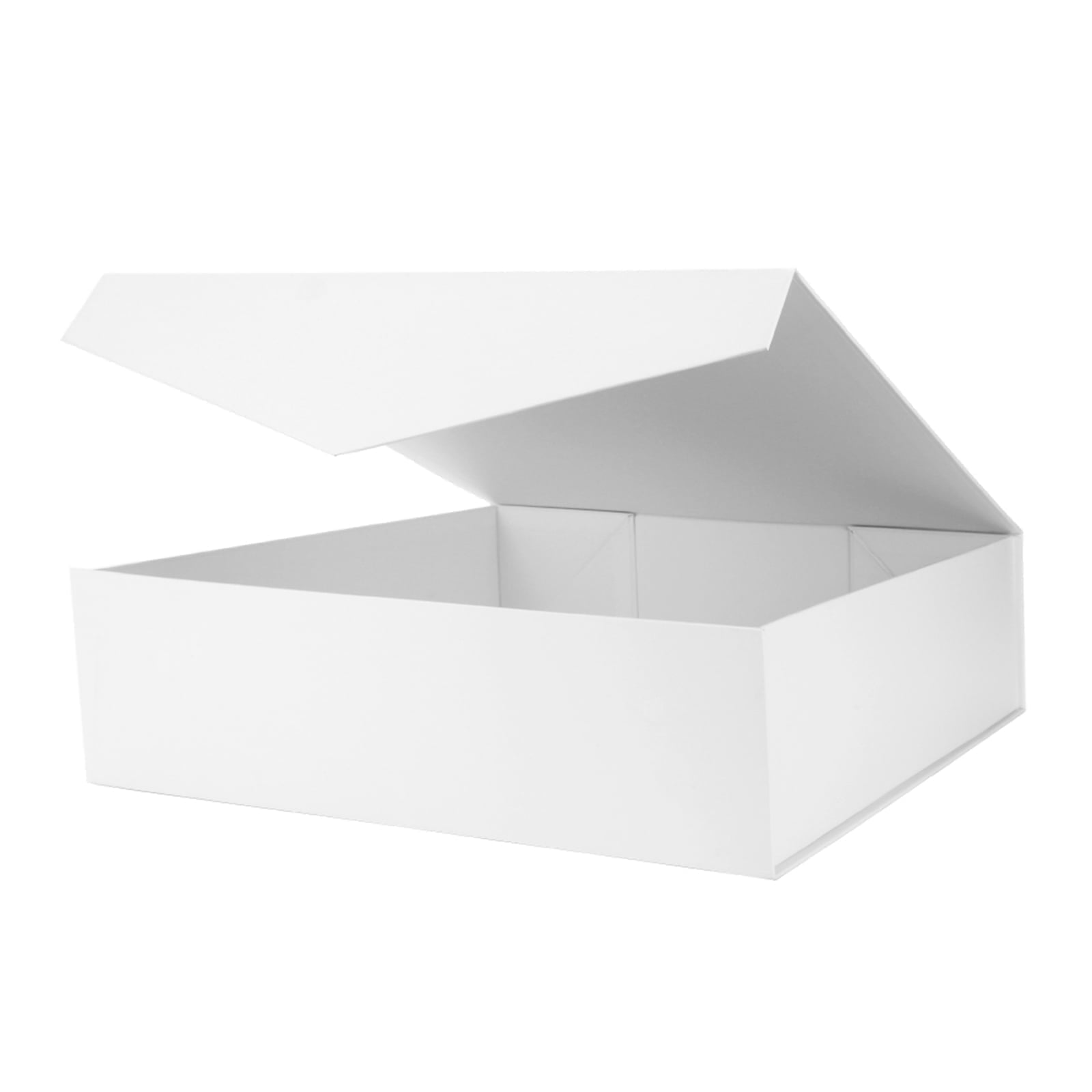 PKGSMART Extra Large Gift Box for Mother's Day, 16.3x14.2x5 inches, Red Magnetic Gift Box for Present
