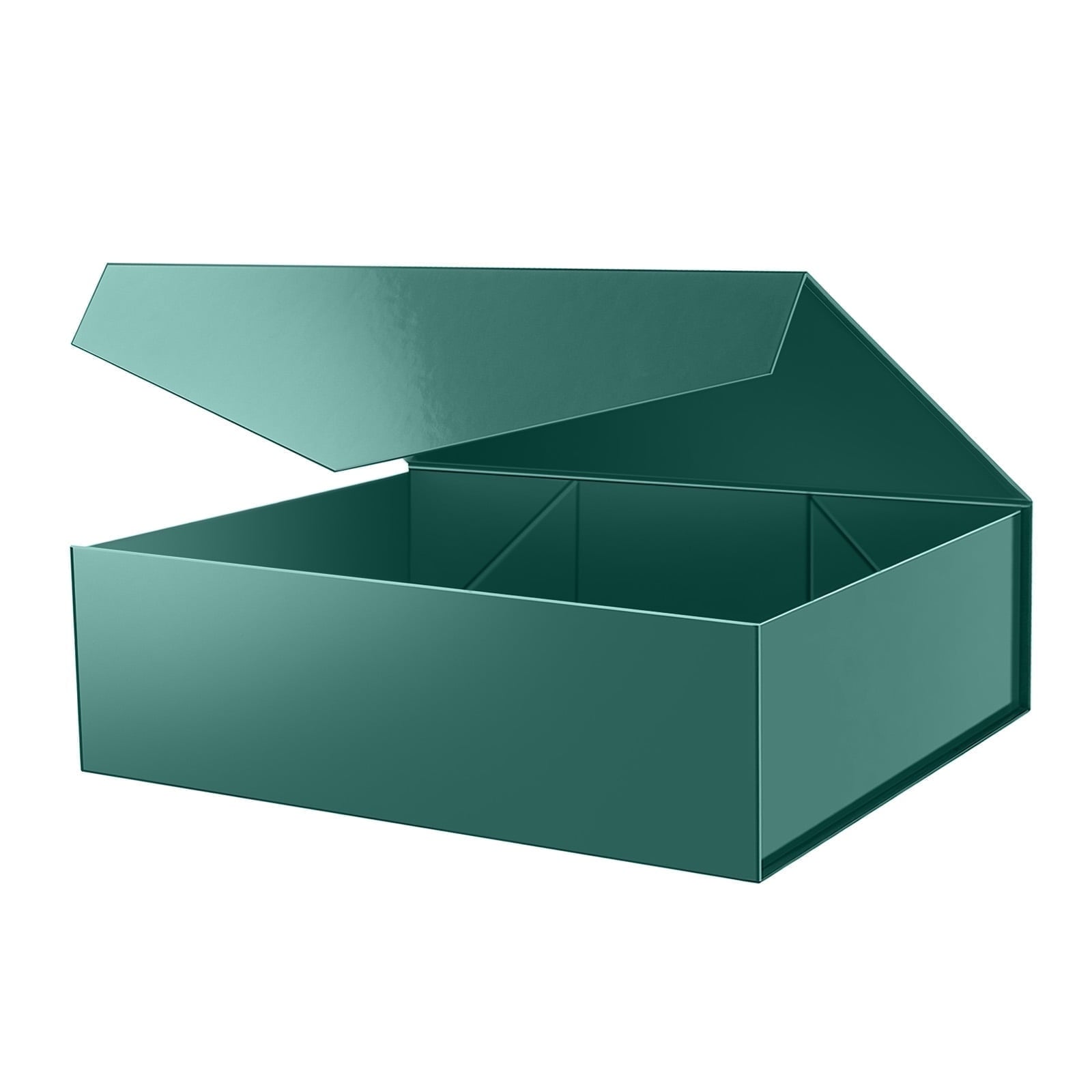PKGSMART Extra Large Gift Box for Mother's Day, 16.3x14.2x5 inches, Red Magnetic Gift Box for Present
