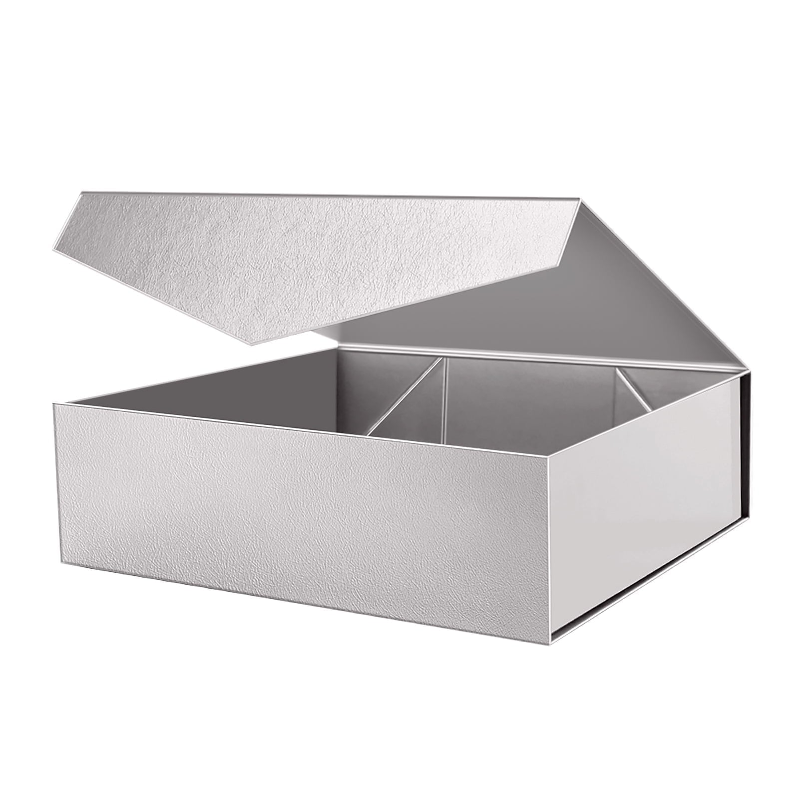 PKGSMART Extra Large Gift Box for Mother's Day, 16.3x14.2x5 inches, Red Magnetic Gift Box for Present