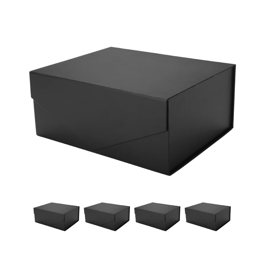 PKGSMART Extra Large Gift Box for Mother's Day, 16.3x14.2x5 inches, Red Magnetic Gift Box for Present